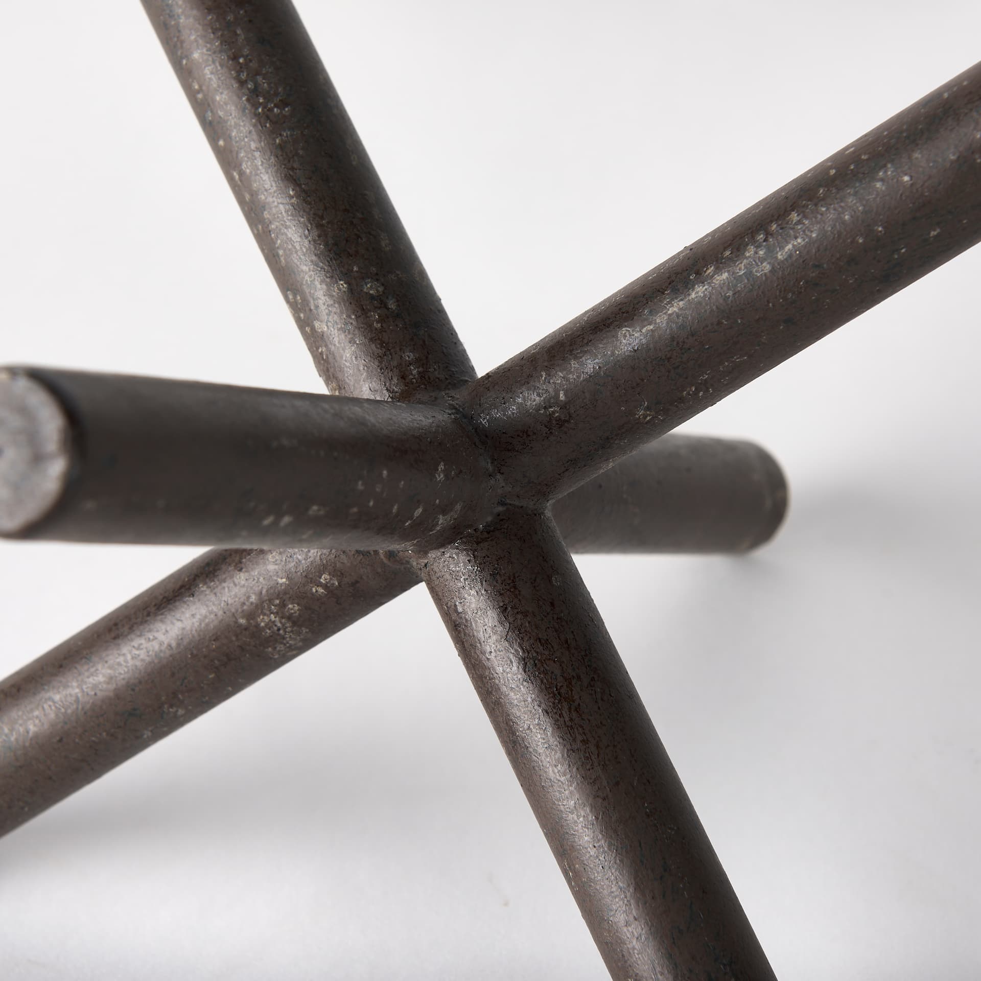 Astericks II (Medium) 8L x 7W Brown Metal Decor Object — product photograph