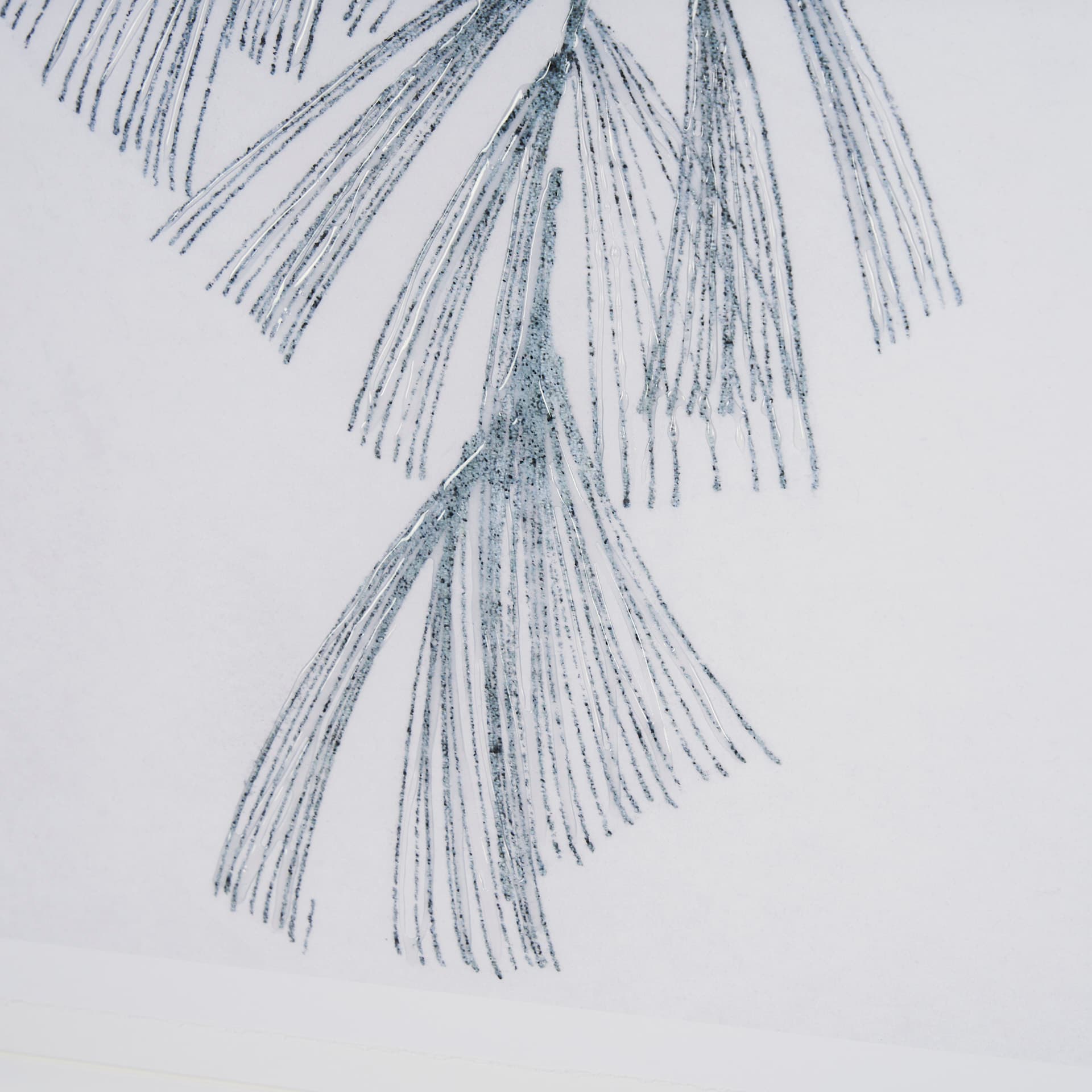 Evergreen Branches II by Mercana Studio a Hand Embellished Framed Art Print Matted under Glass — product photograph