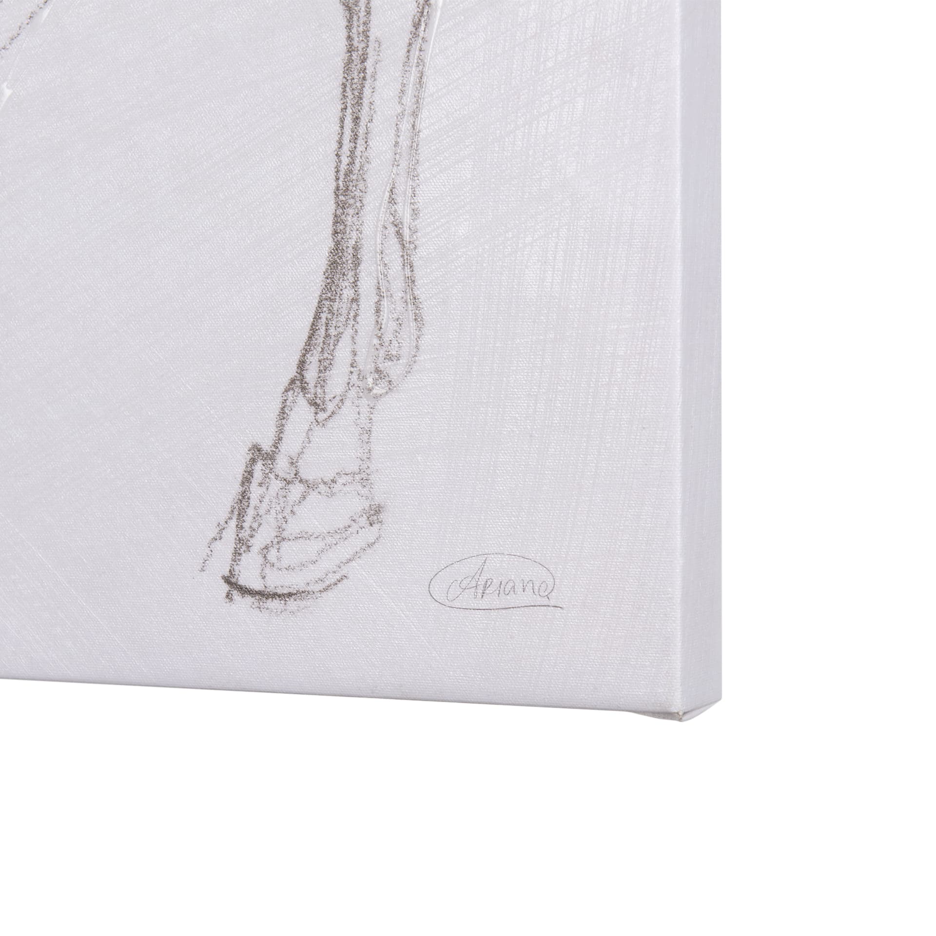 Horse II by Mercana Studio a Hand Embellished Textured Canvas — product photograph