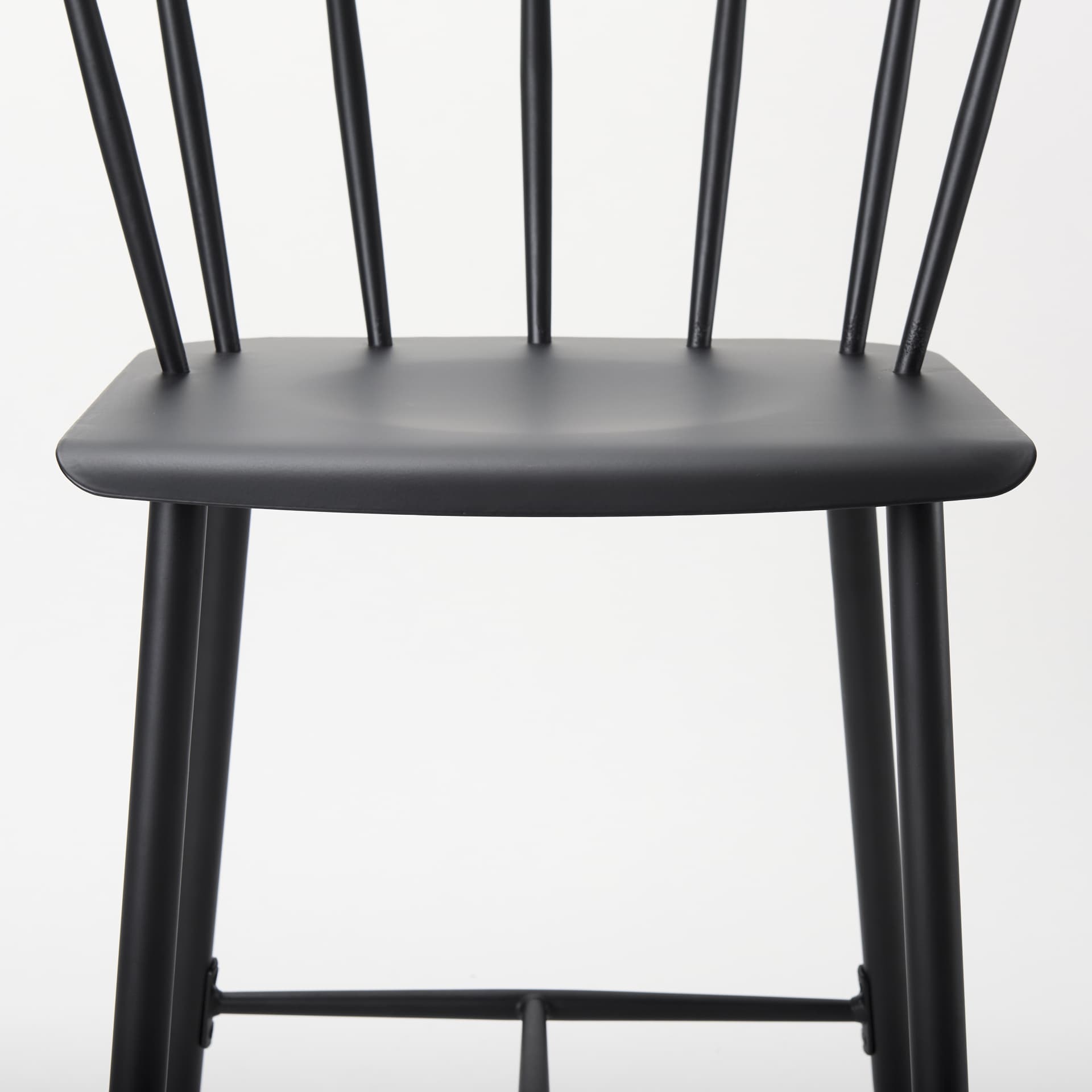 Colin Backless 38.2in Seat Counter Stool | Black Metal — product photograph