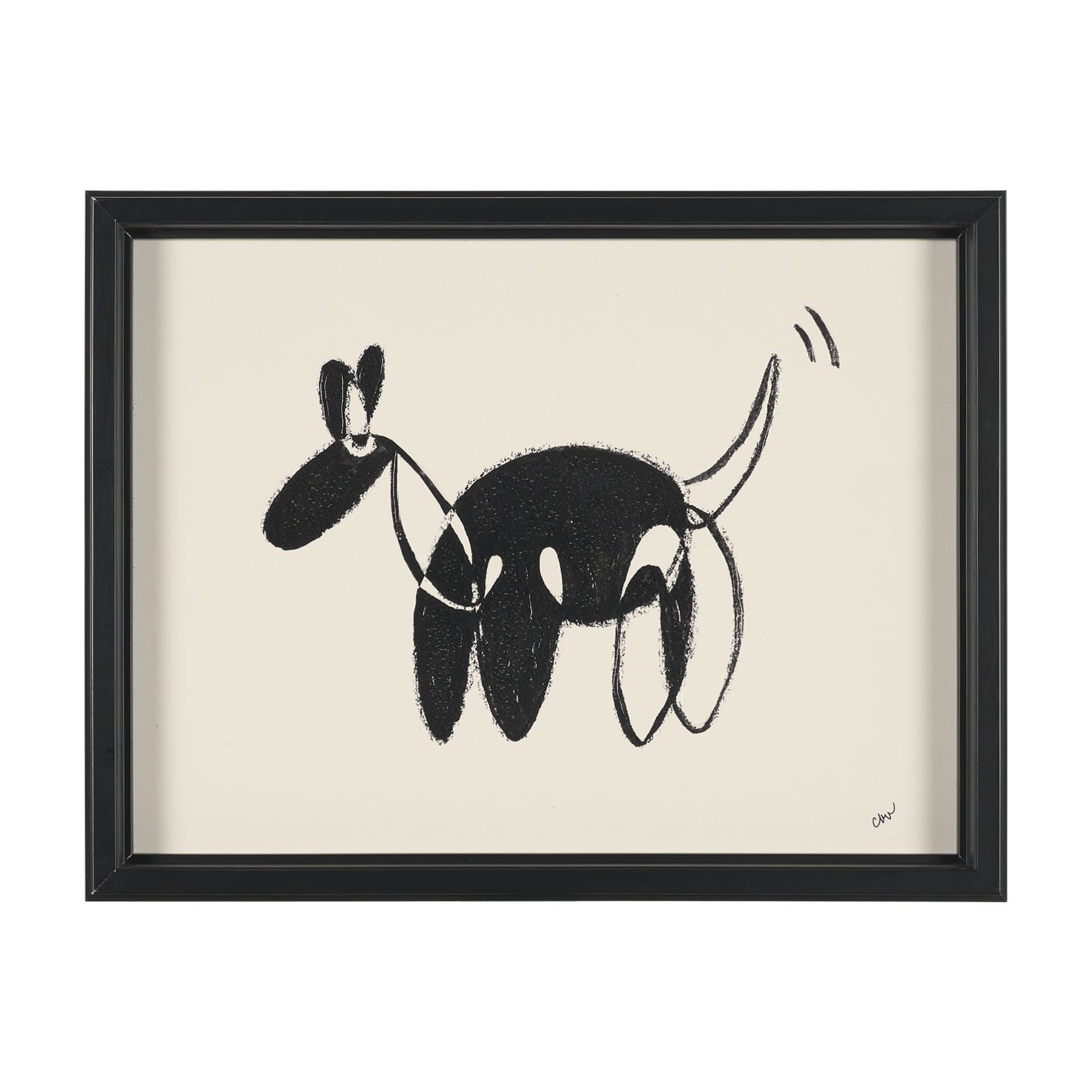 The Goodest Boy by Cristina Bartl Villa Hand-Embellished Textured Framed Artwork — product photograph