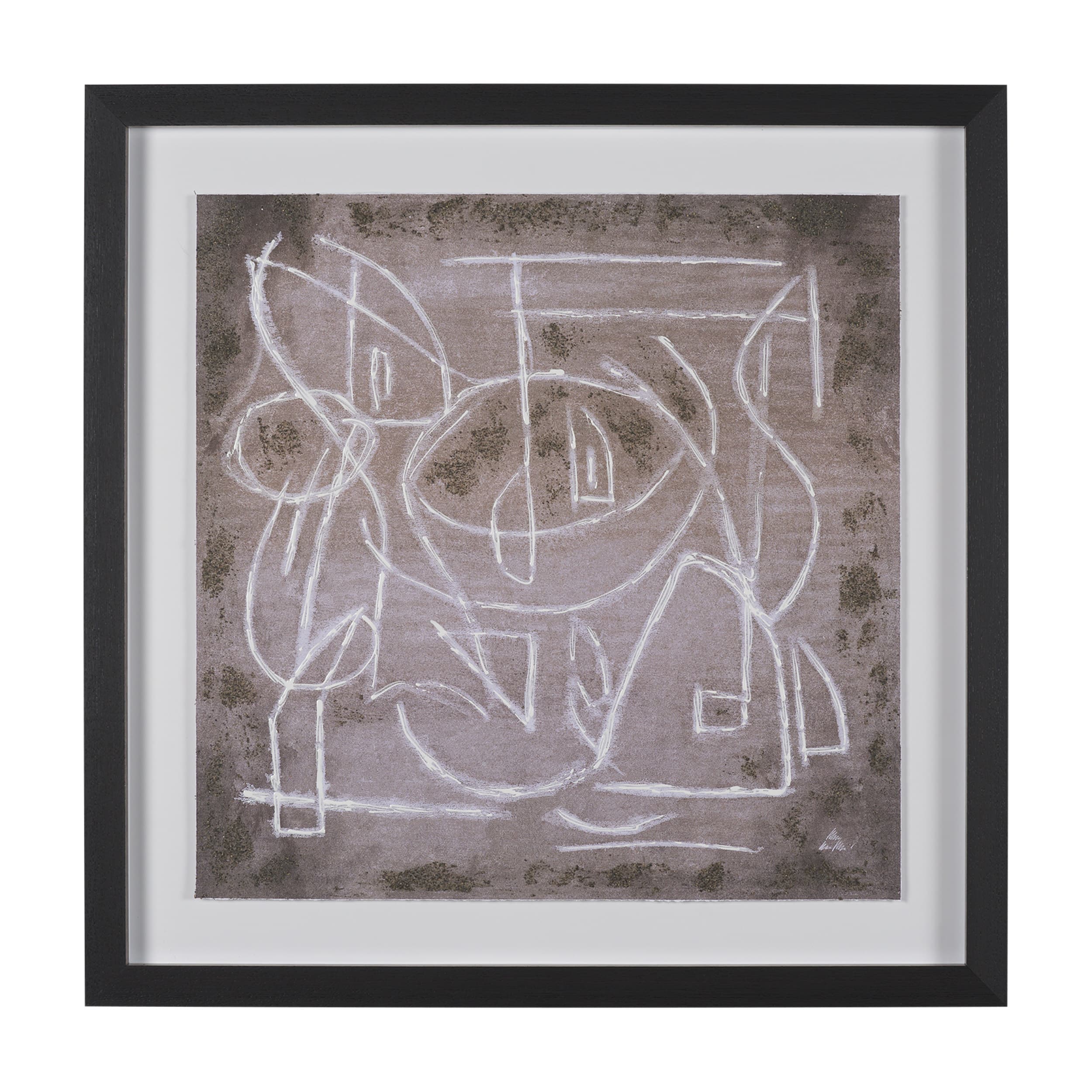 Obscure I by Mercana Studio Hand-Embellished Framed Artwork Matted under Glass — product photograph