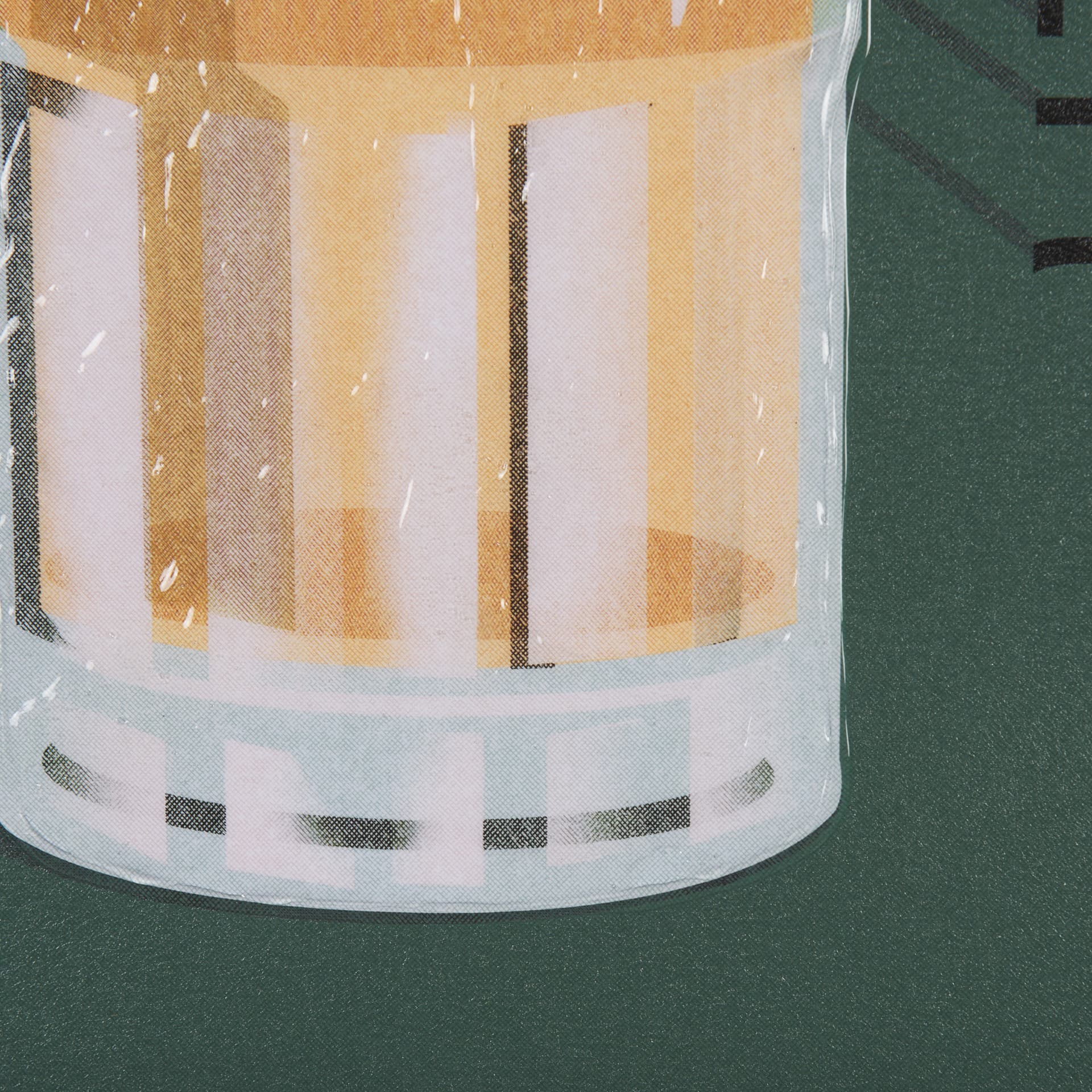 Beer Poster Lager by Mercana Studio a Hand Embellished Textured Framed Art Print — product photograph