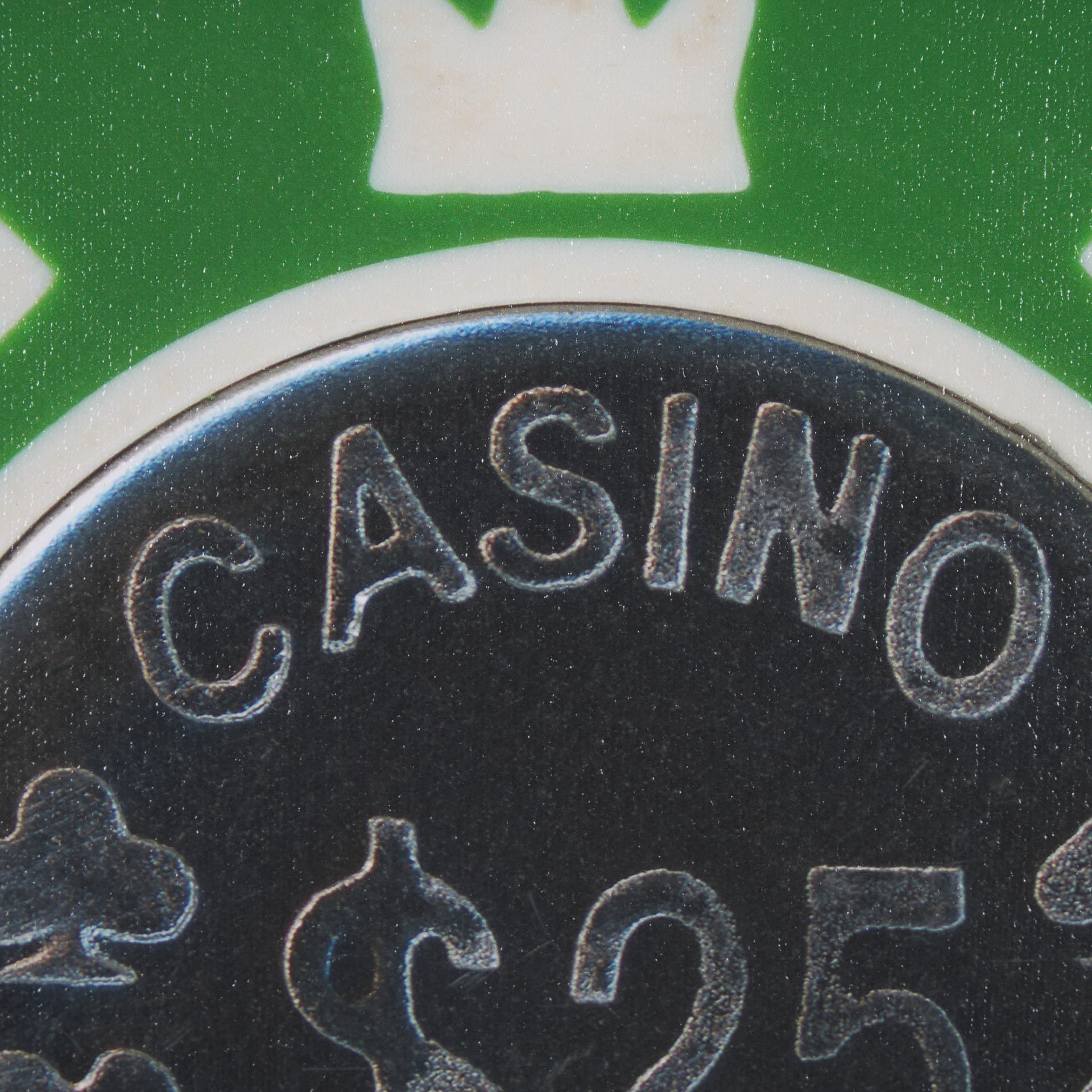 Casino 25 Dollar Vegas Poker Chip By Zap Studio Framed Art Photograph Print under Glass — product photograph