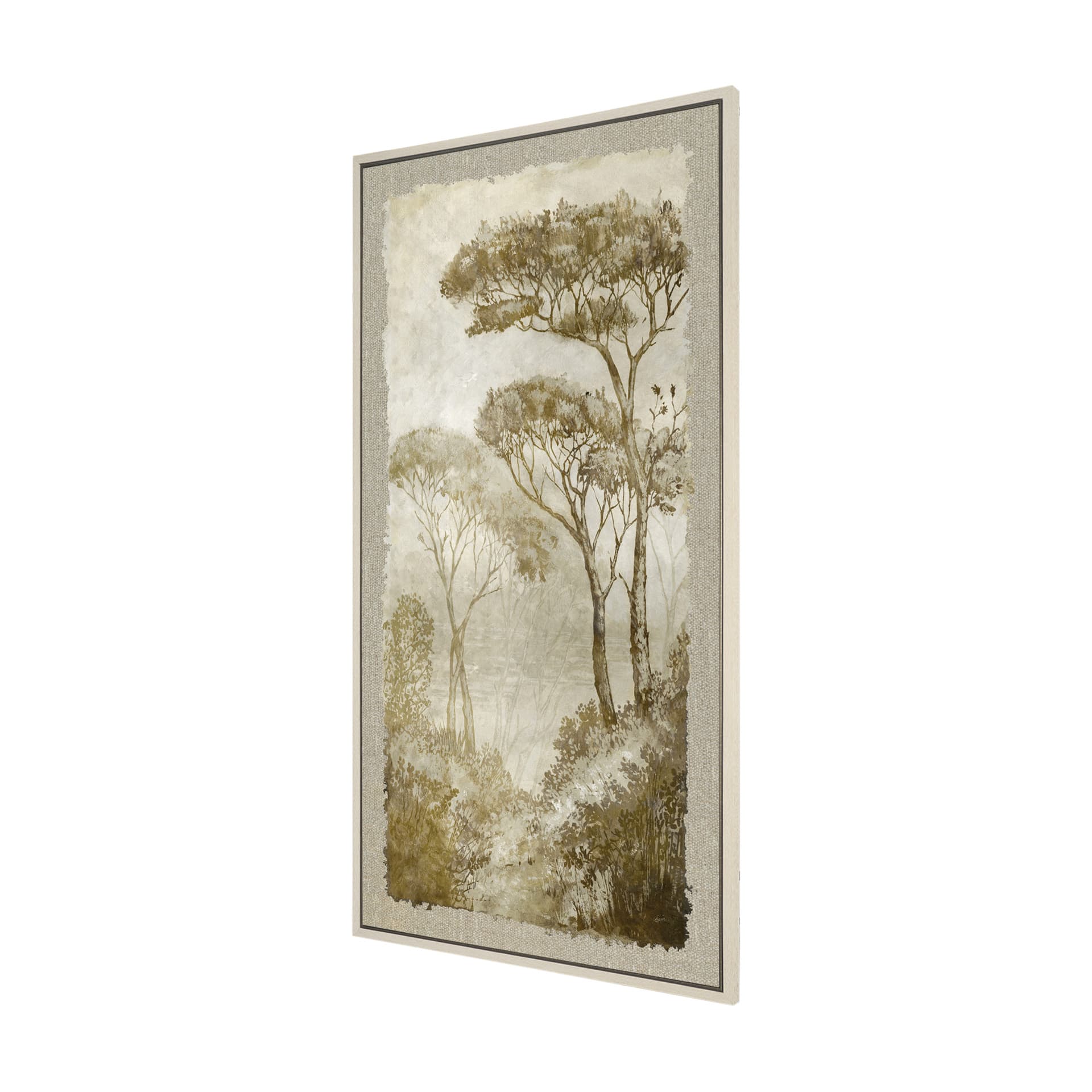 Timeless Vista III by Mercana Studio Hand-Embellished Textured Framed Canvas Artwork — product photograph