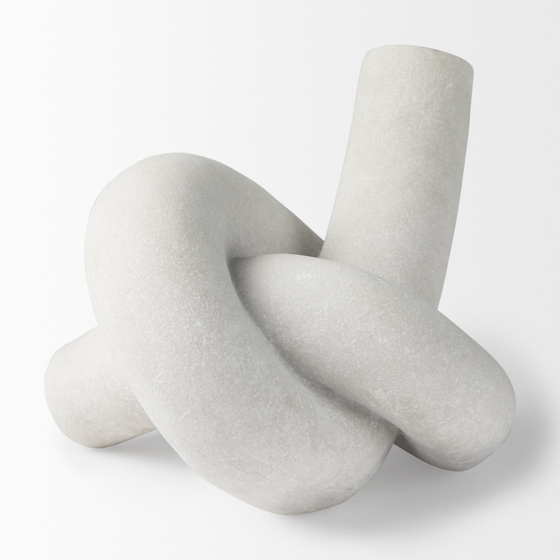 Otto Granite Resin Large Knot Sculpture Decorative Object — product photograph