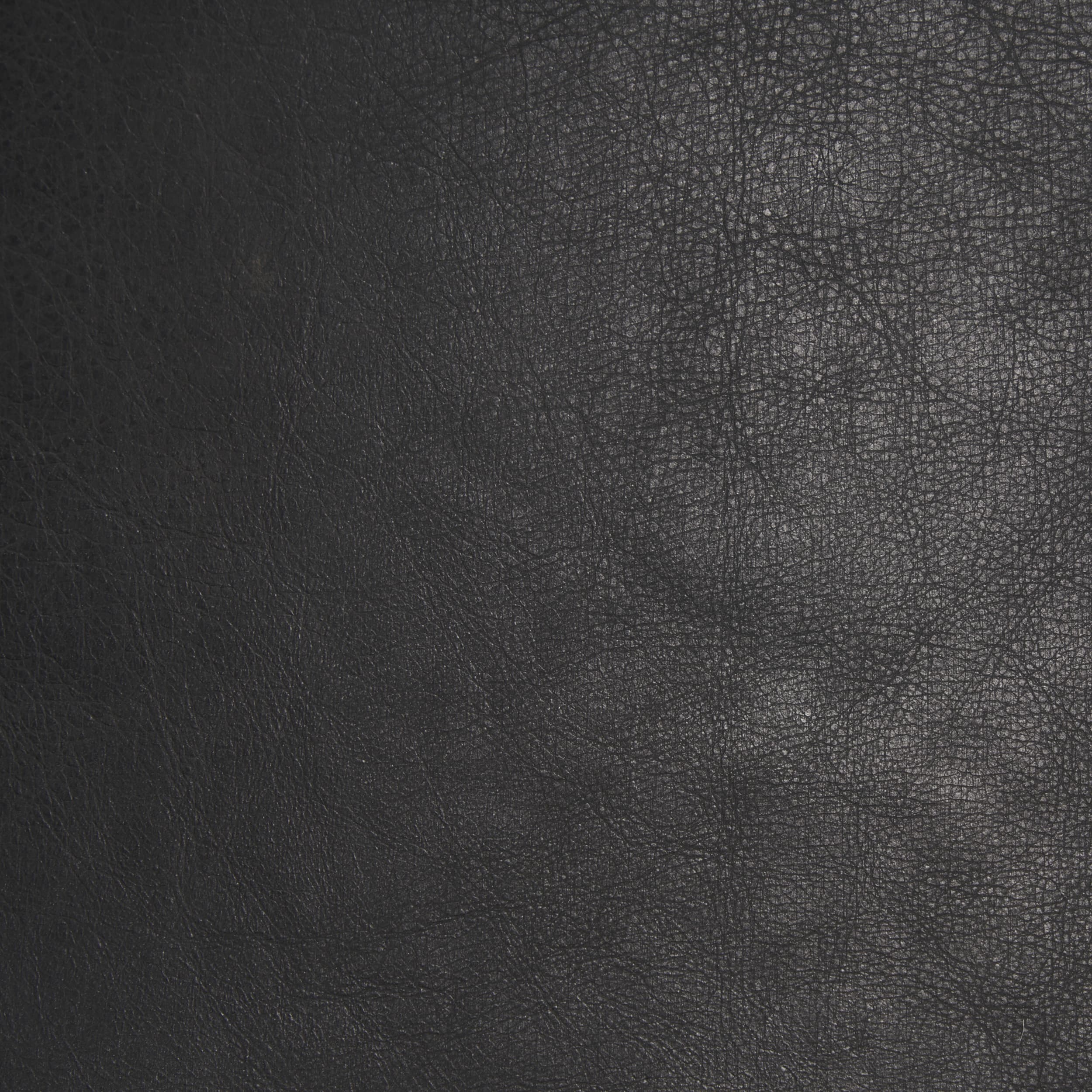 Taniel Black Leather w/ Black Metal Stool — product photograph