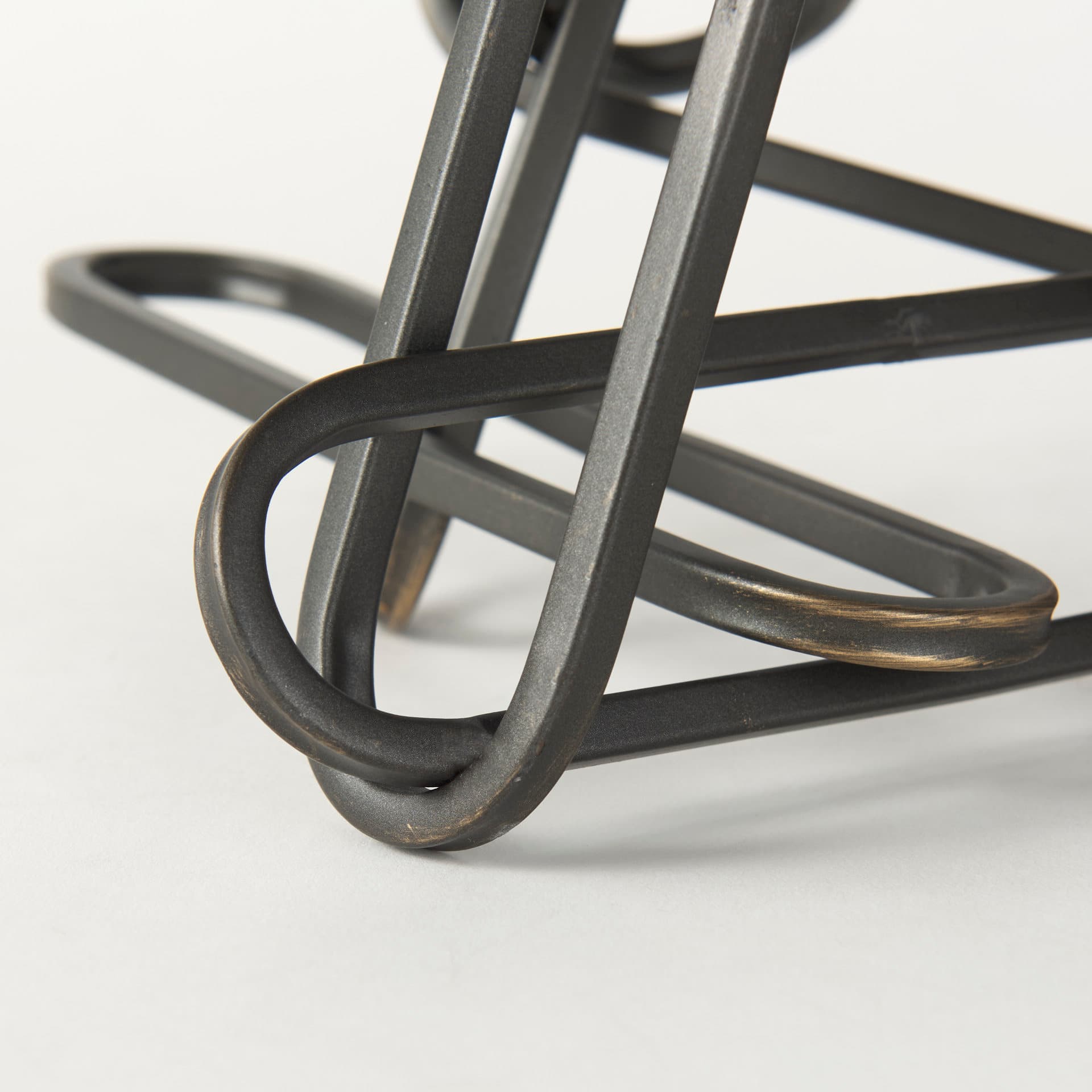 Henderson 10.4L x 8.3W x 7.7H Black Metal Paperclip Decorative Object — product photograph