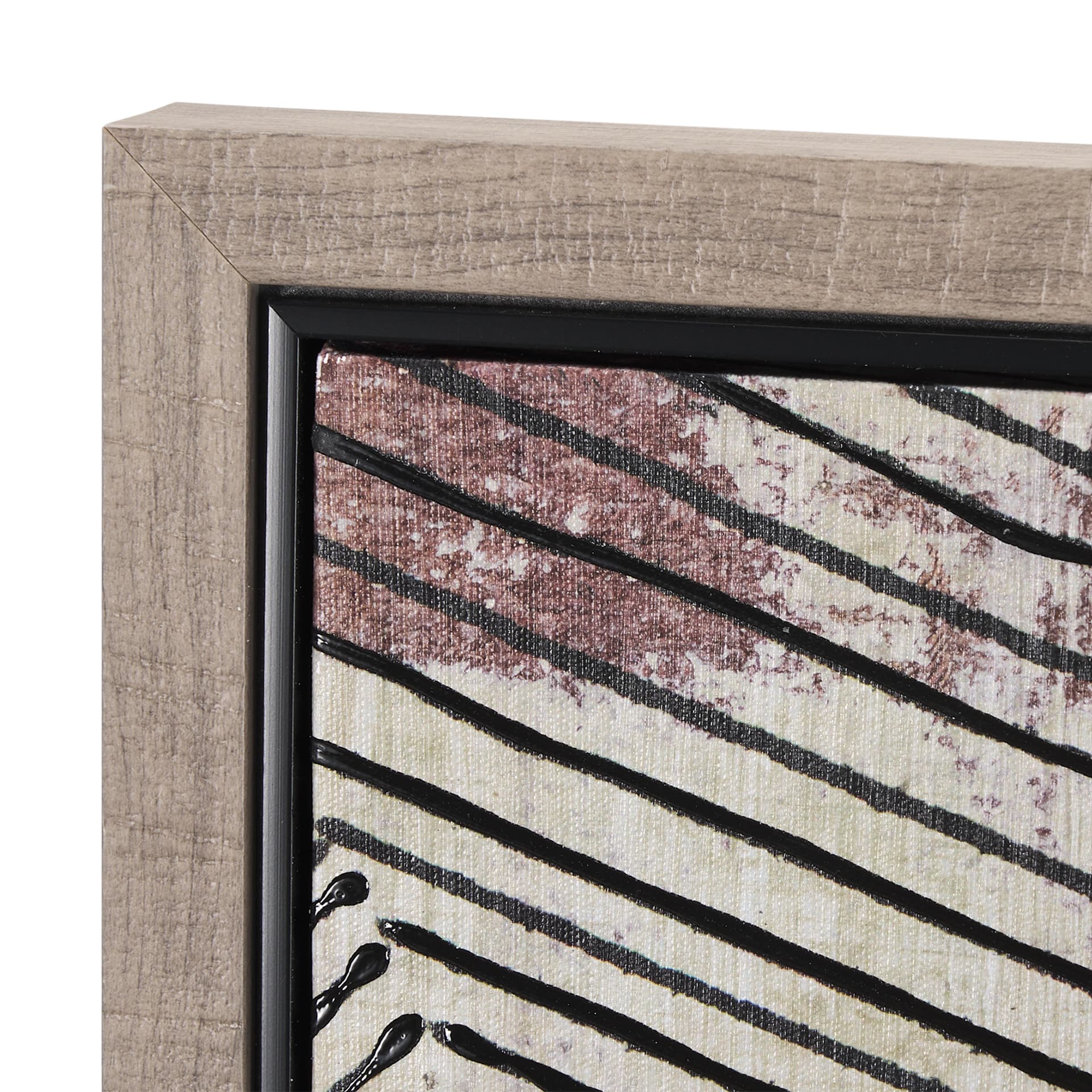 Papyrus Texture I by Mercana Studio a Hand Embellished Textured Framed Canvas — product photograph
