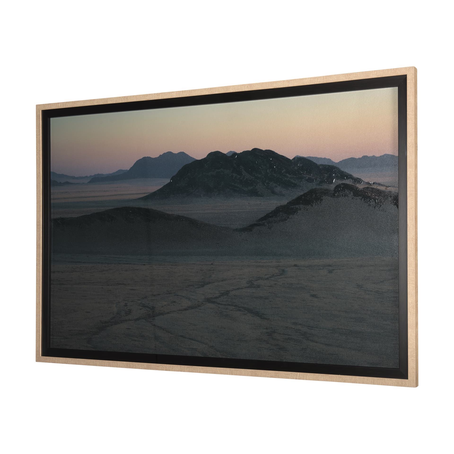 Namib Naukluft Park at Sunset by Mercana Studio Hand Embellished Framed Art Photo Matted under Glass — product photograph