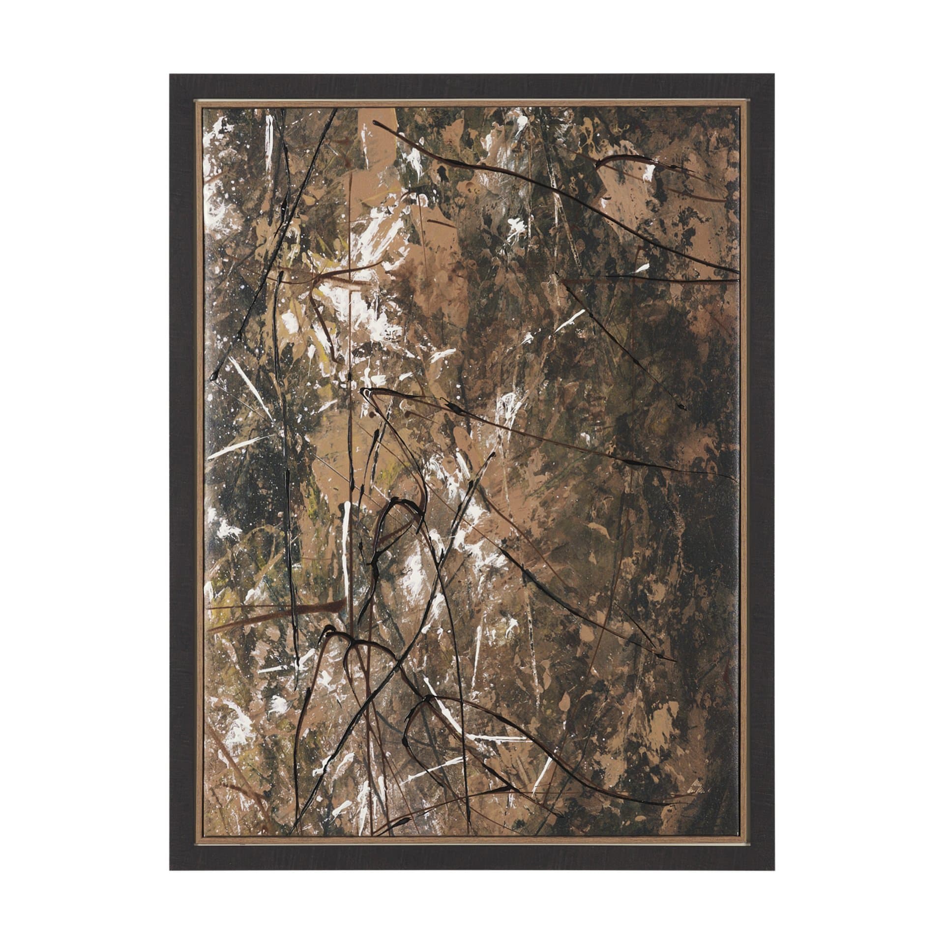 Chaos & Order IV by Chad Warren a Hand Embellished Textured Framed Canvas — product photograph