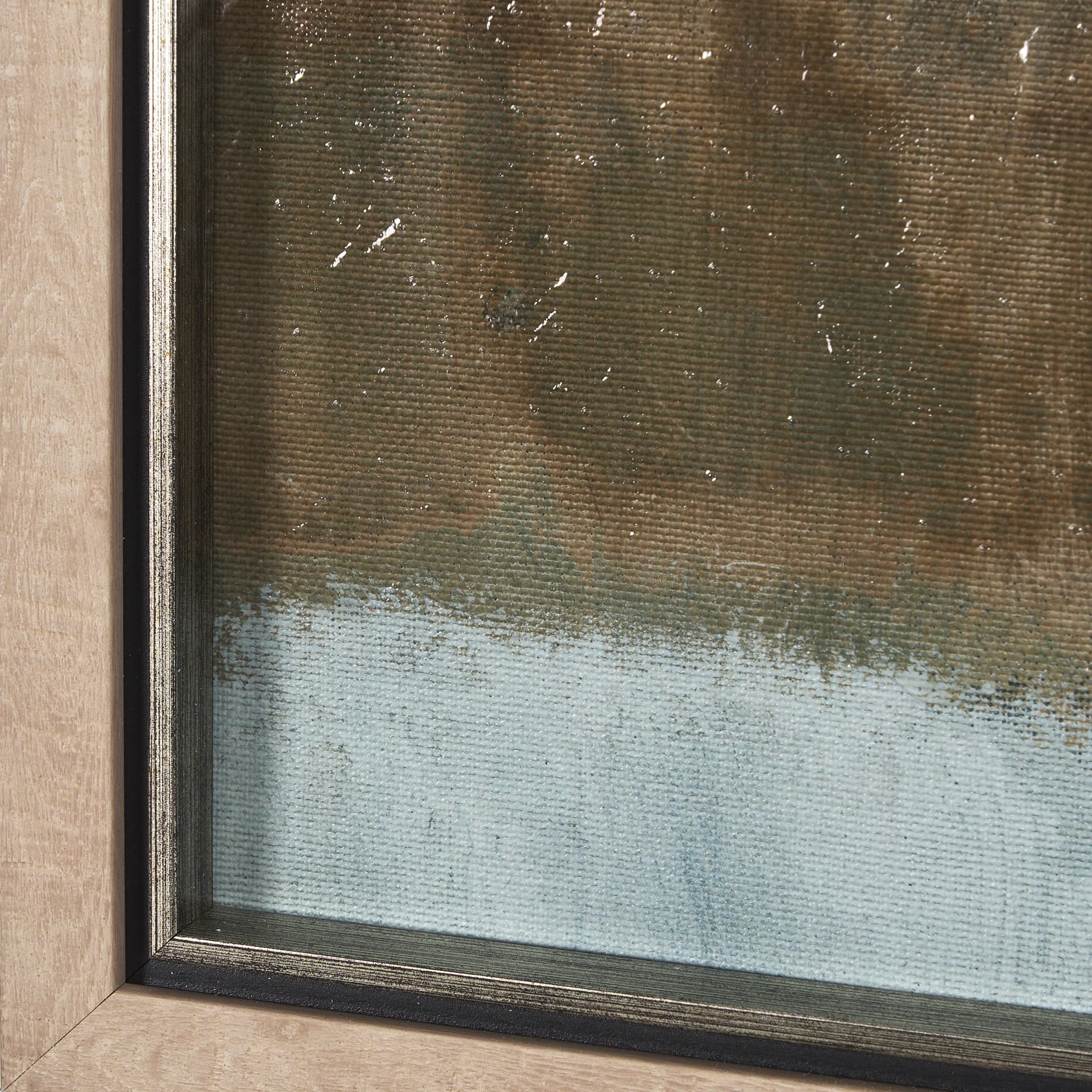 Quiet Echoes - Sweep by Mercana Studio a Hand Embellished Textured Framed Art Print — product photograph