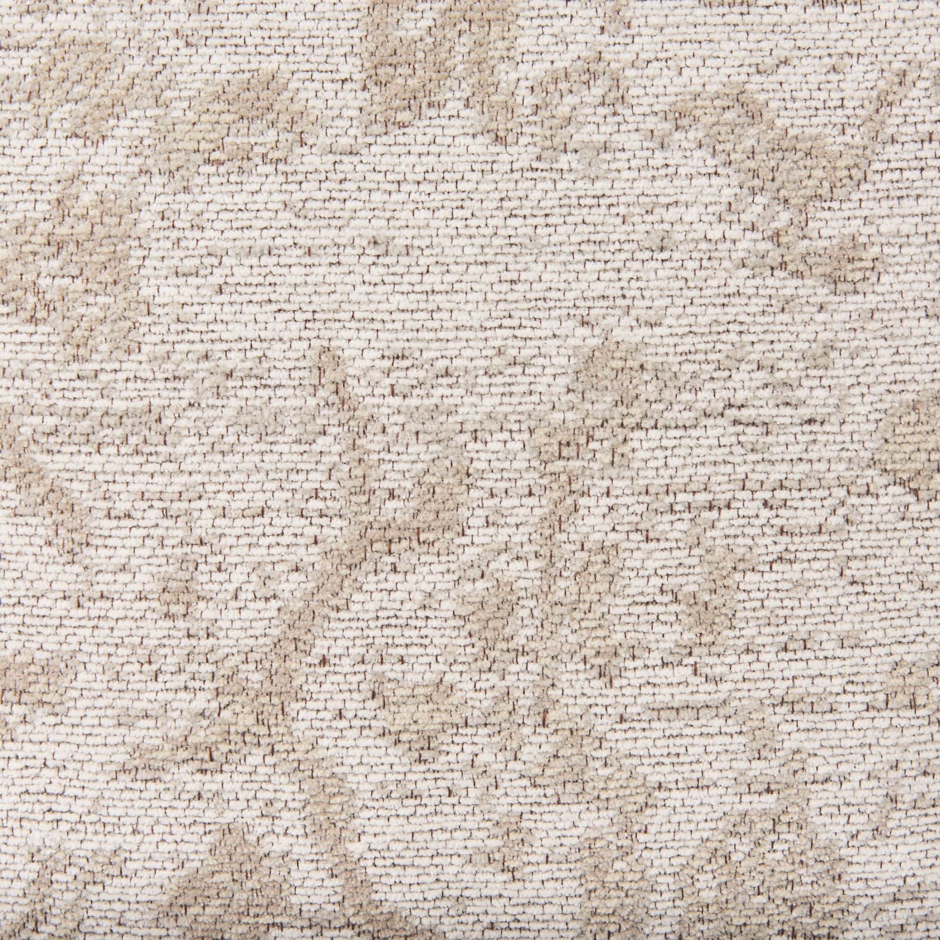 Khloe 20x20 Cream Square Pillow Cover w/Non-Allergen Filler — product photograph