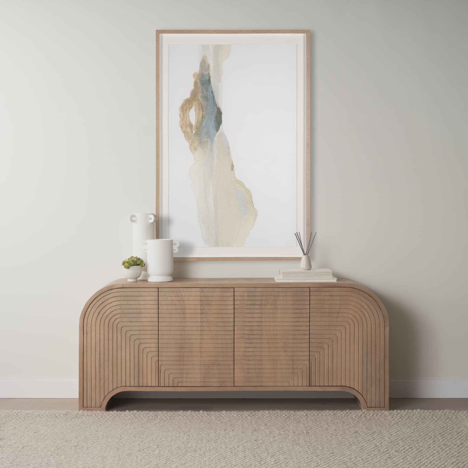 Can you See the Peace by Ira Havuka a Hand Embellished Textured Framed Art Print Matted under Glass — product photograph