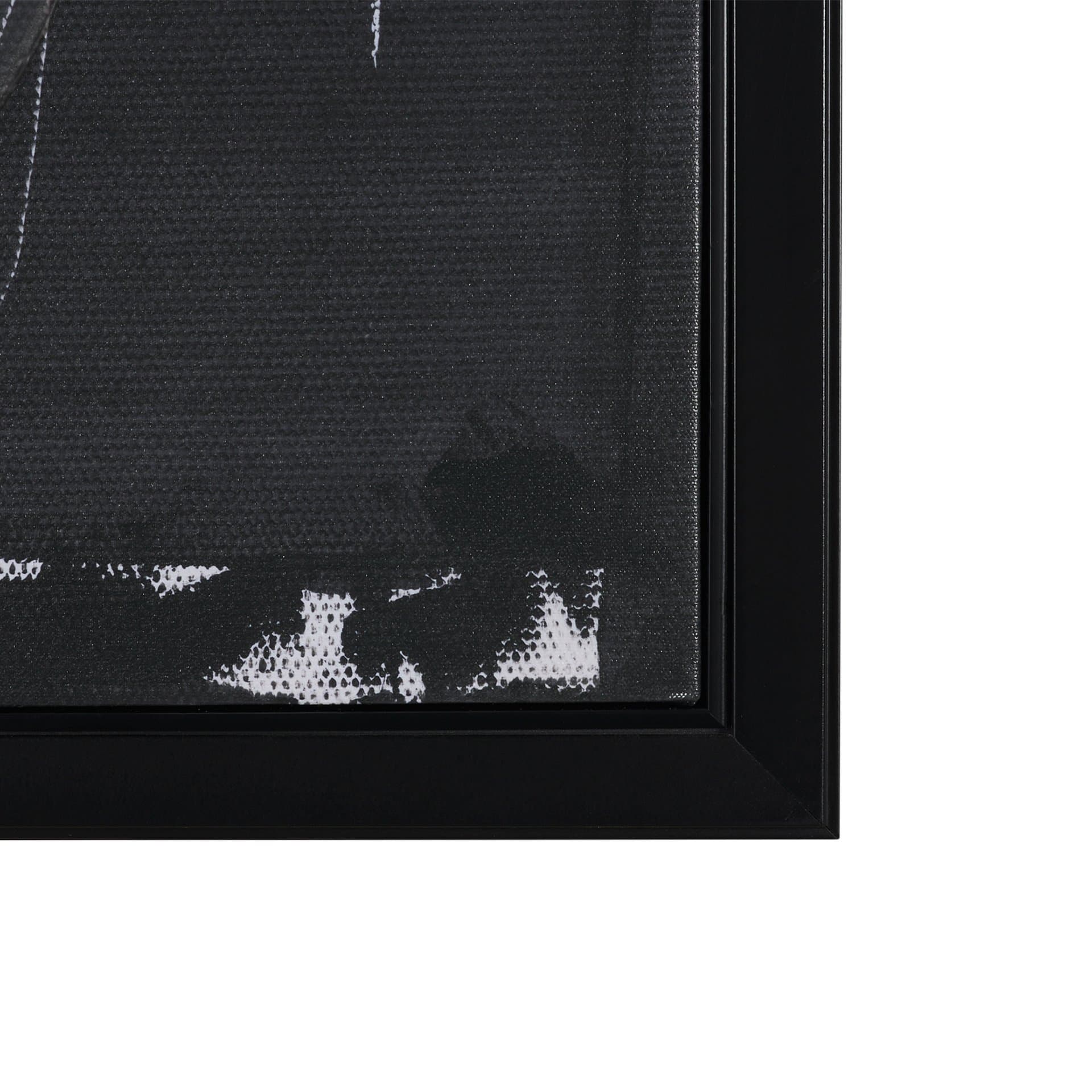 Beneath The Silence by Mercana Studio Hand-Embellished Textured Framed Canvas Artwork — product photograph