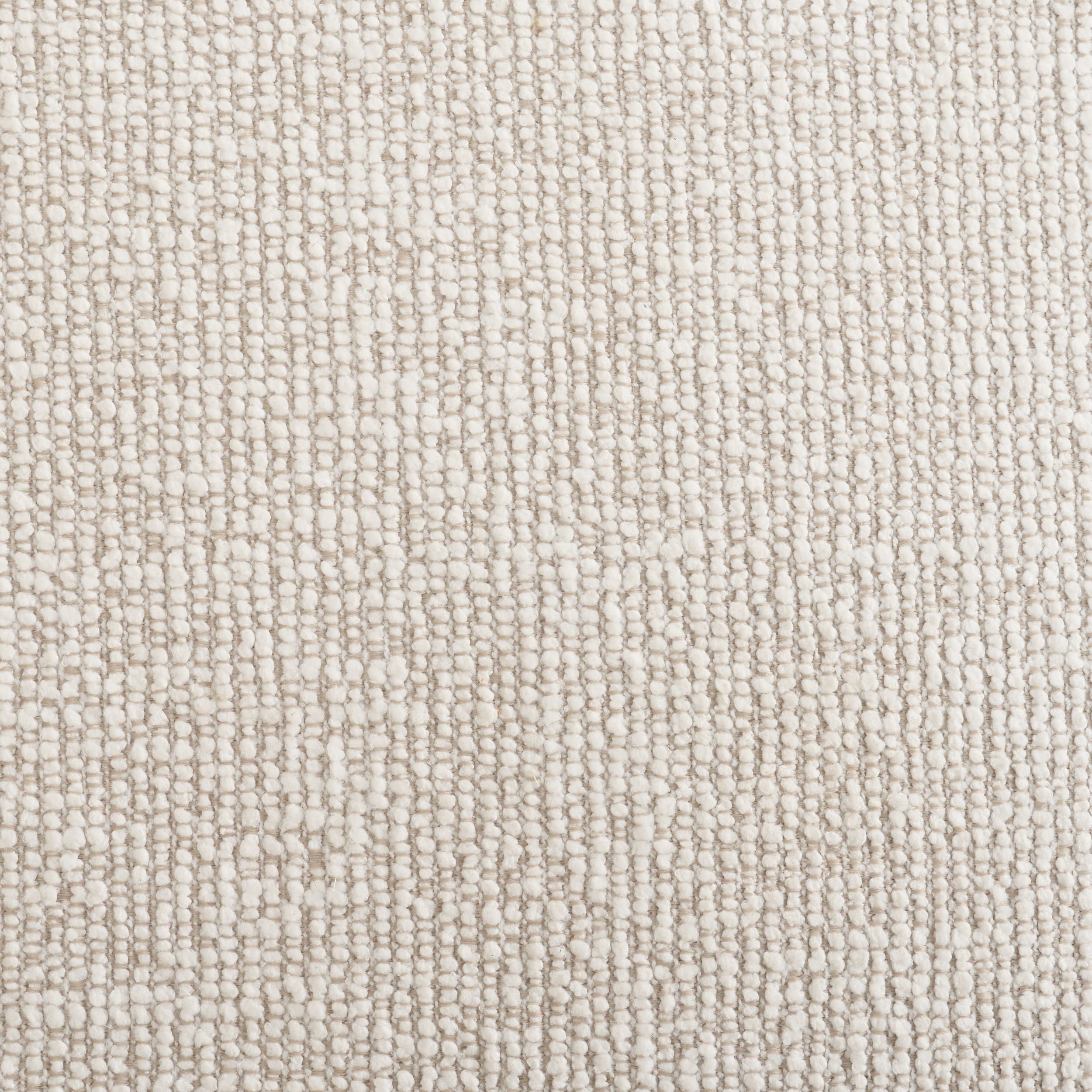 Niles Wingback Dining Side Chair | Cream Fabric w/ Med Brown Wooden — product photograph