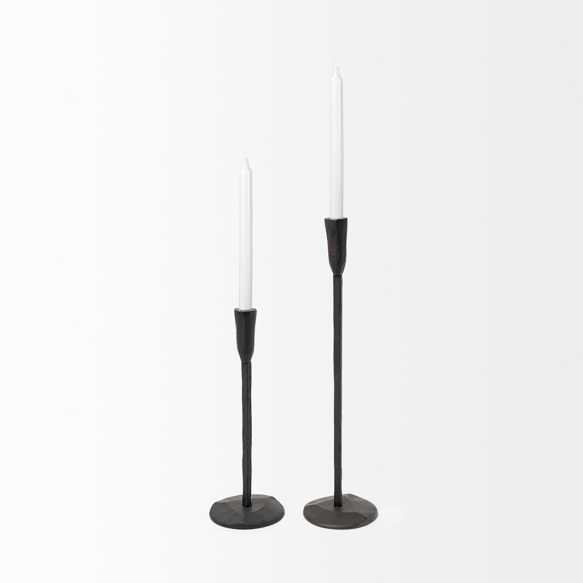 Levit (Small) Black Table Candle Holder — product photograph