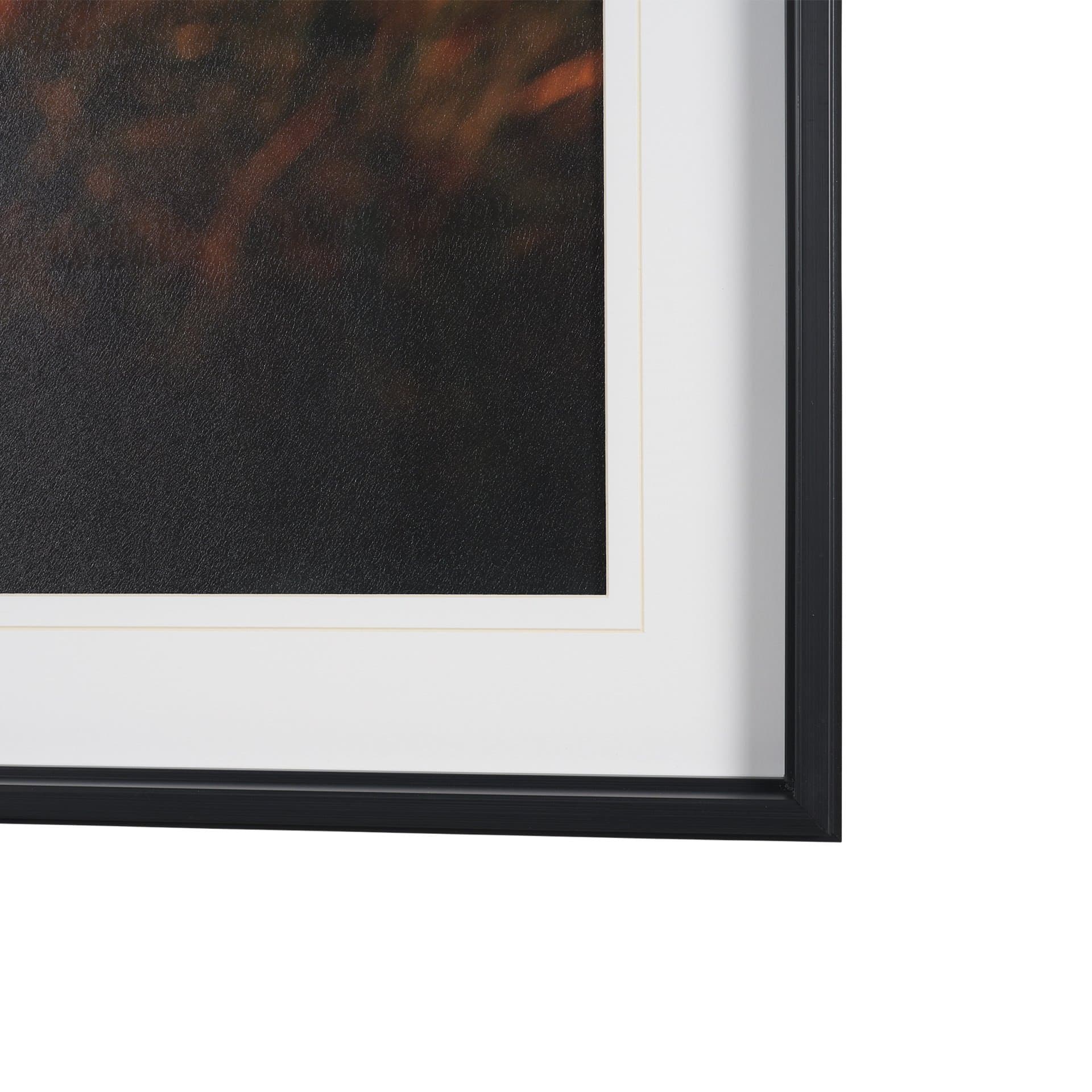 Elk by Stefan and Audrey Textured Framed Photo Print Matted under Glass — product photograph