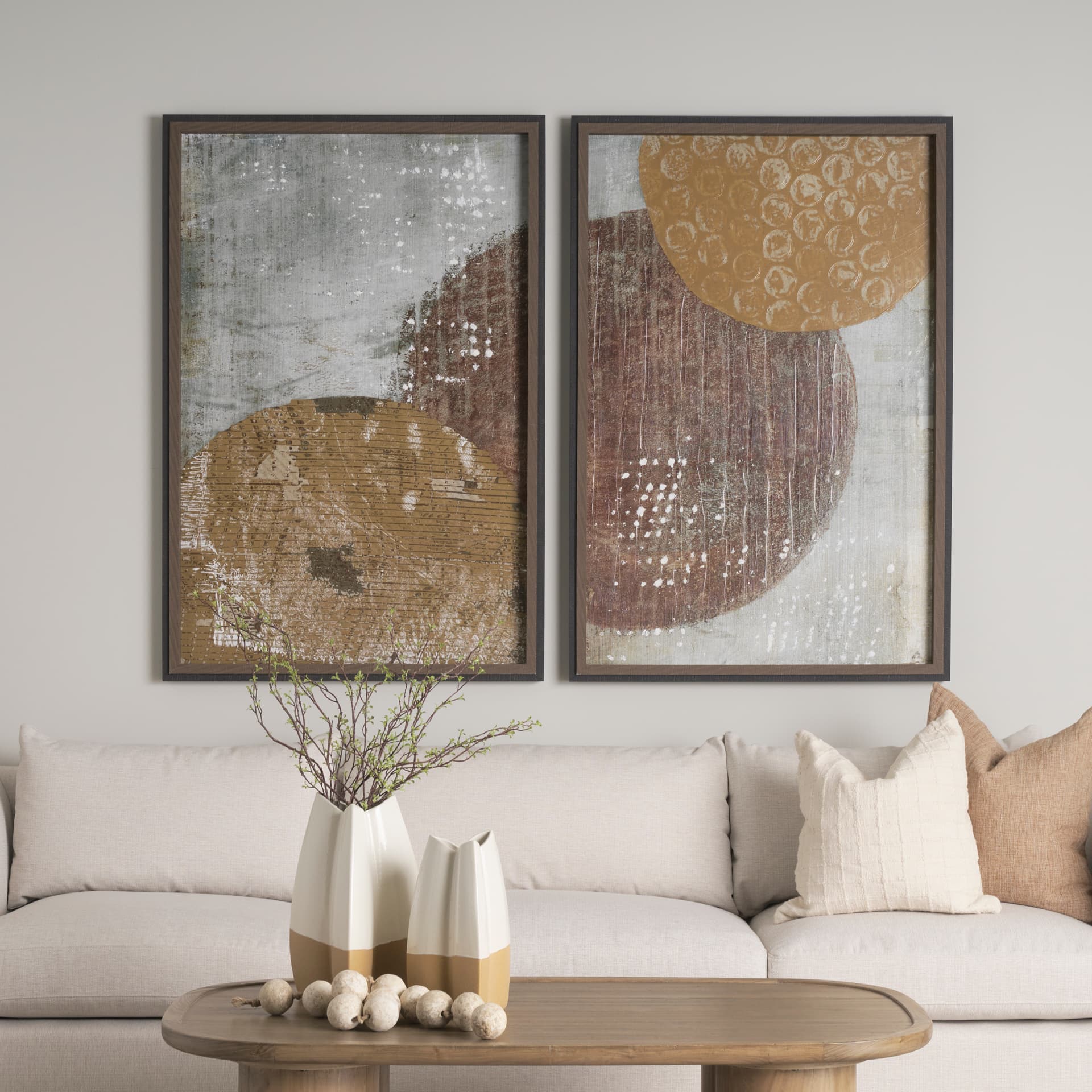 Environment II by Mercana Studio a Hand Embellished Framed Art Print — product photograph