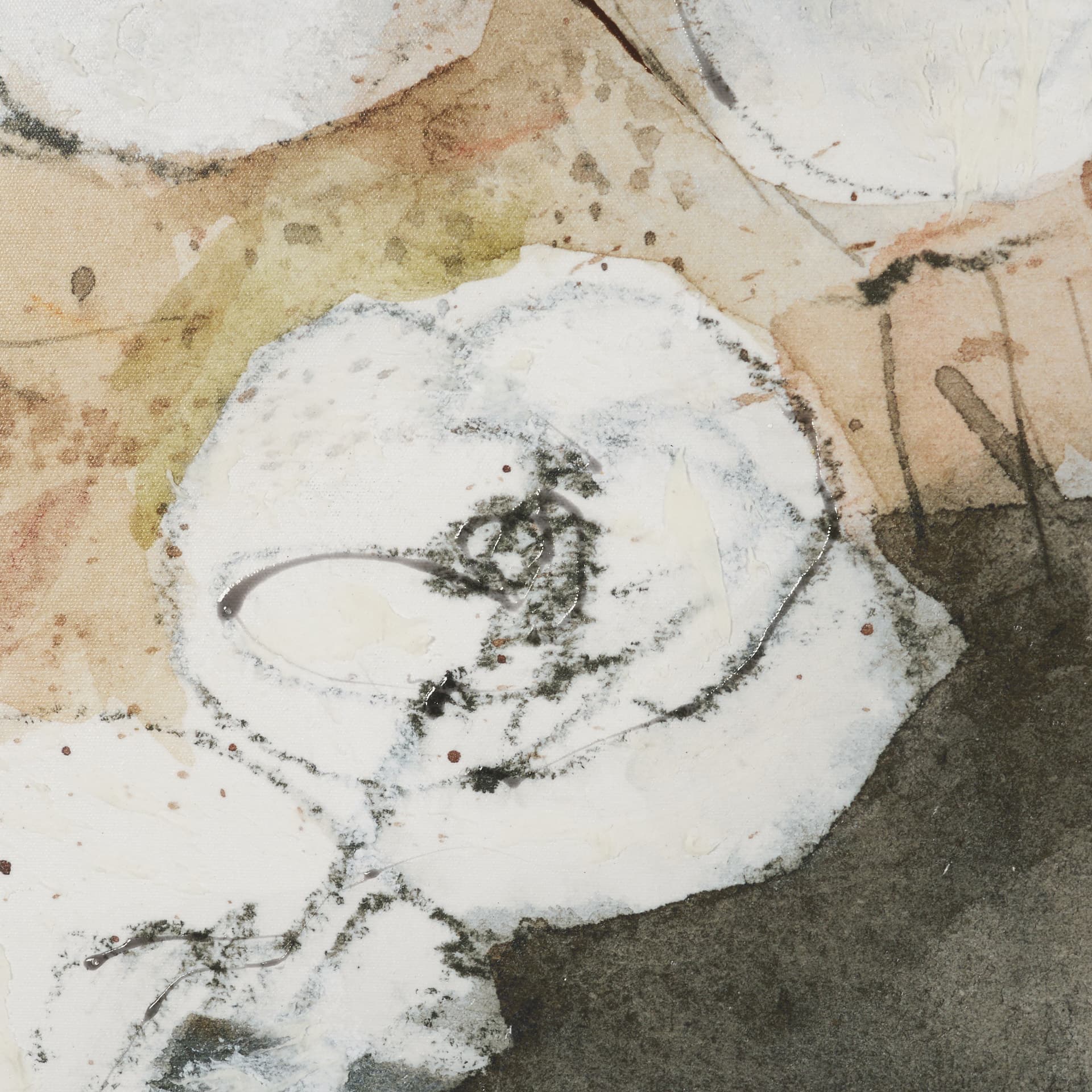 Butterfly Blossoms by Mercana Studio Hand-Embellished Textured Framed Canvas Artwork — product photograph