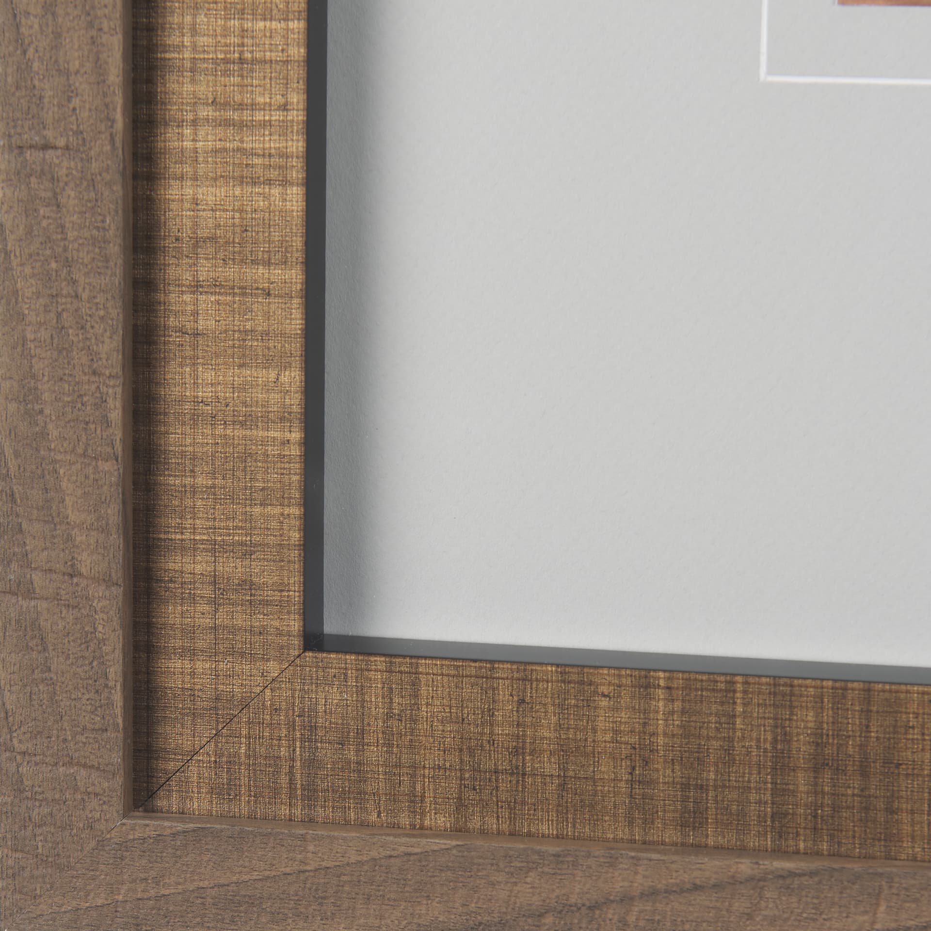 Gray Day by Mercana Studio a Hand Embellished Textured Framed Art Print Matted under Glass — product photograph