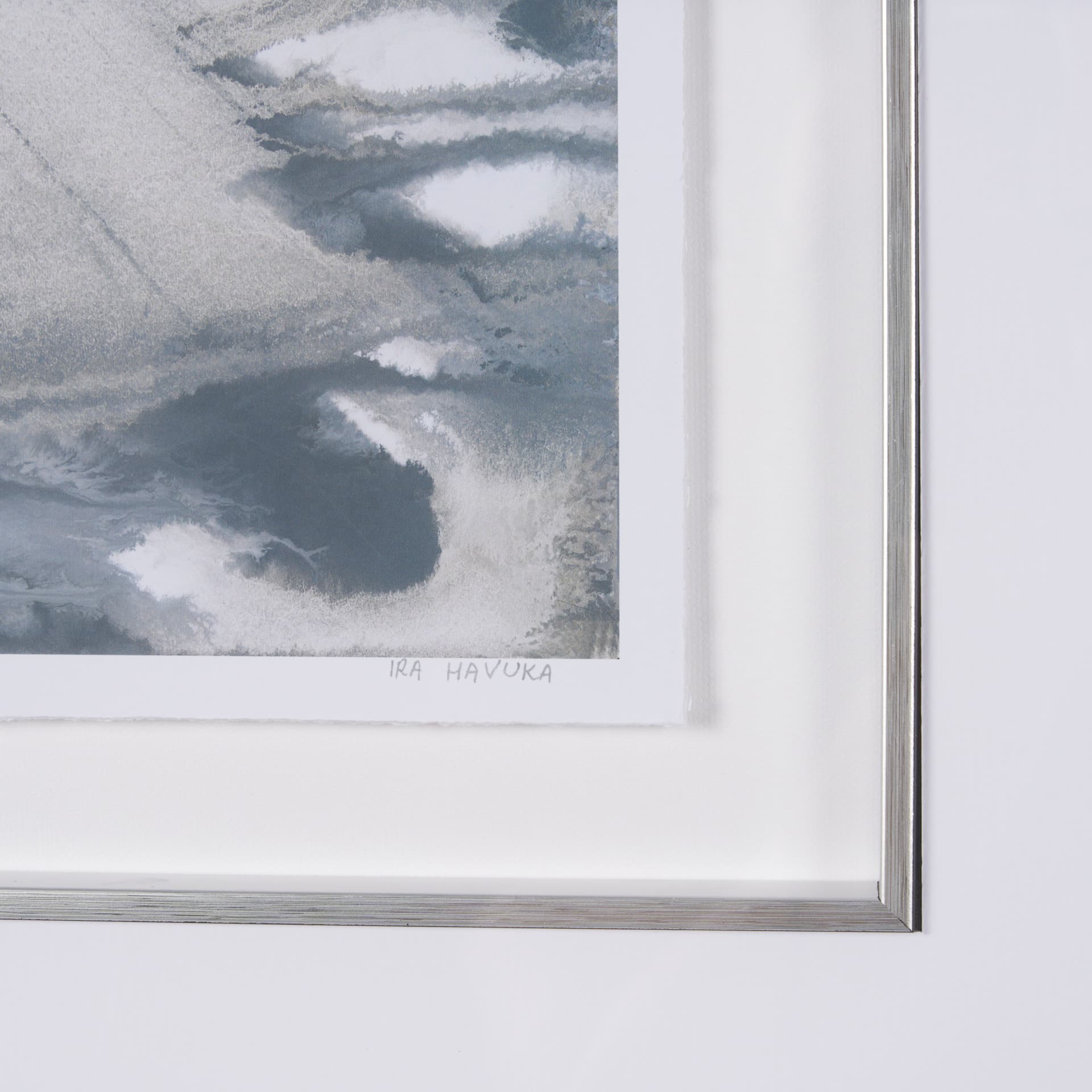 Serene Sands by Ira Havuka a Framed Art Print Matted under Glass — product photograph