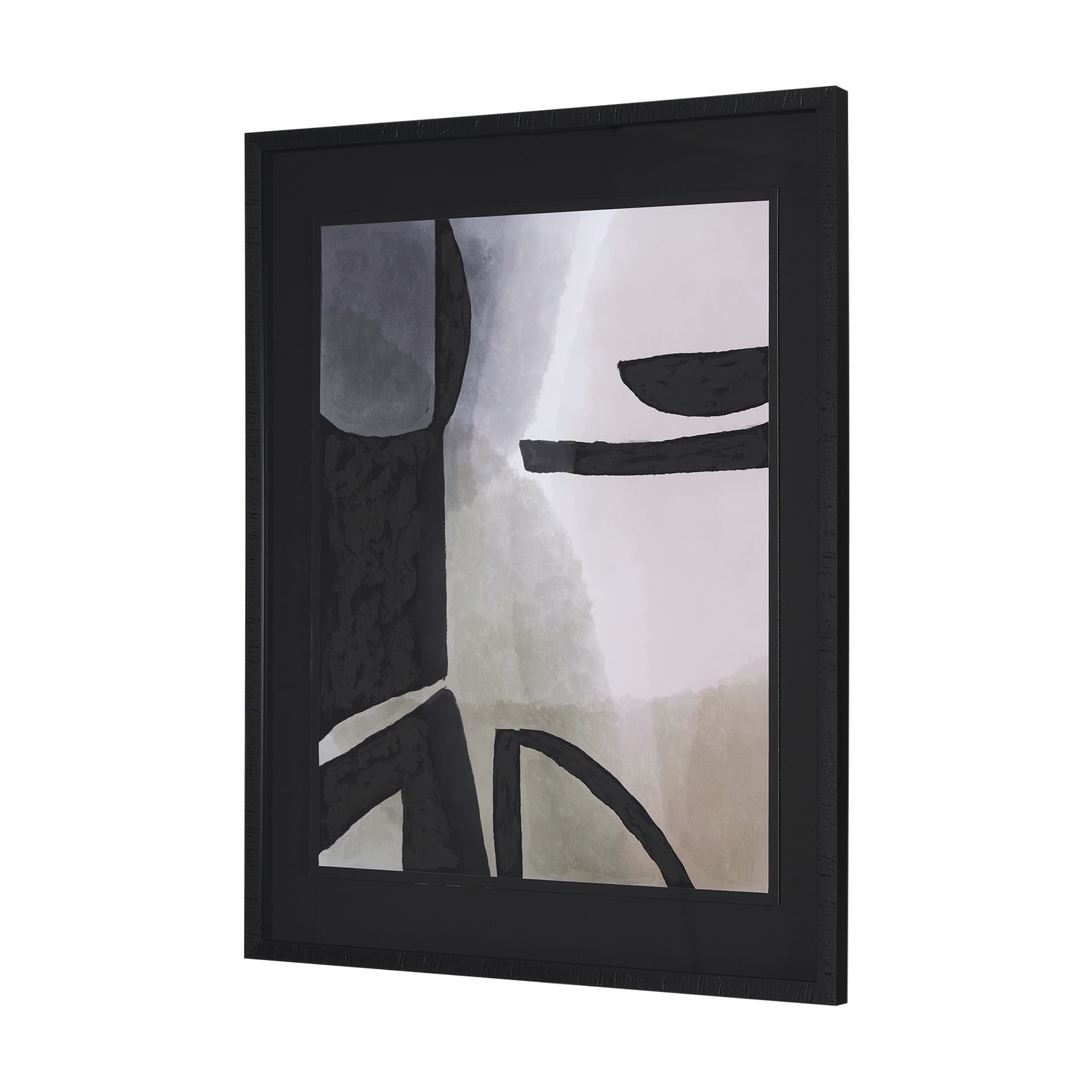 Shape Shift - Multiply by Mercana Studio Hand Embellished Framed Art Print Matted under Glass — product photograph