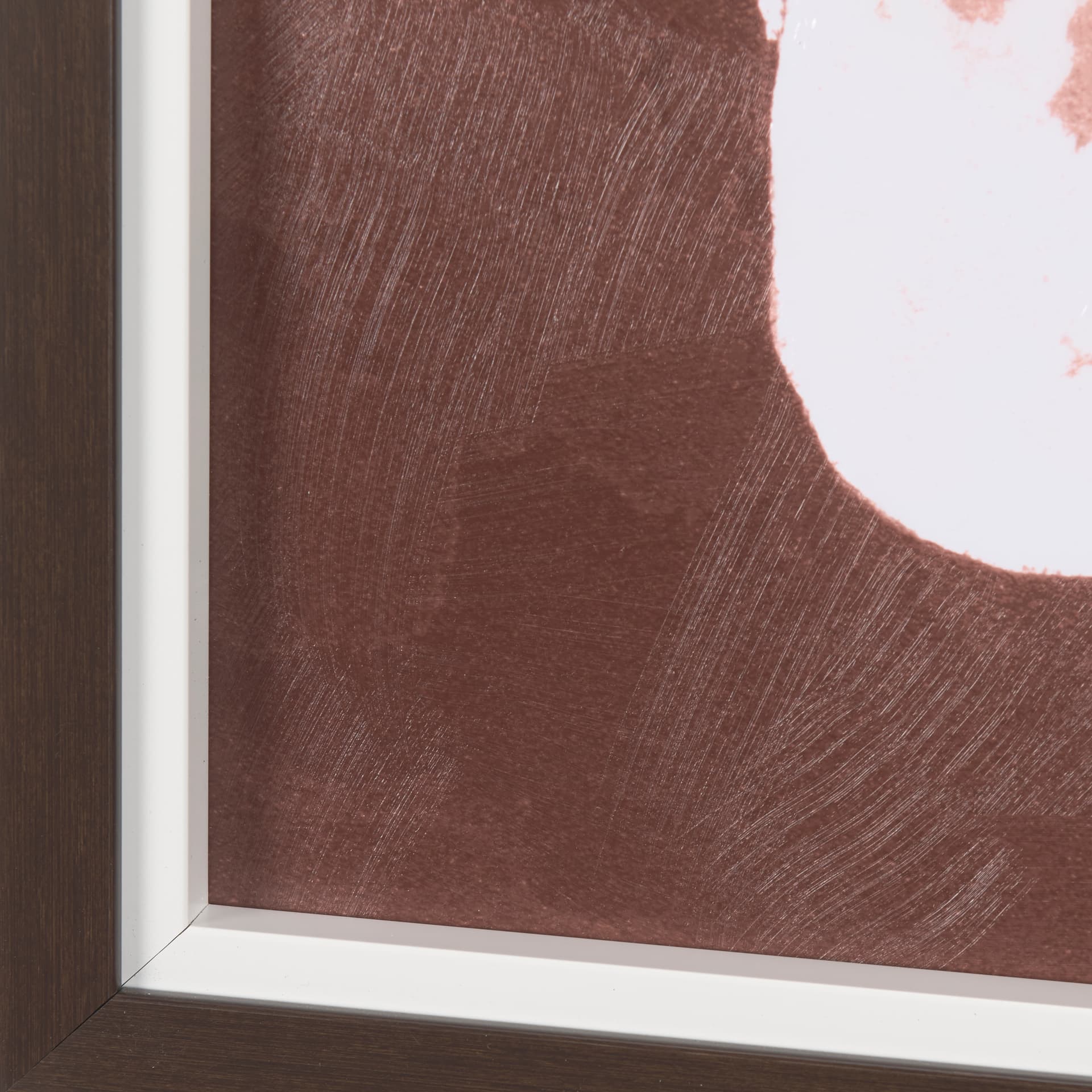 Sienna Silhouette I by Mercana Studio a Hand Embellished Textured Framed Art Print — product photograph