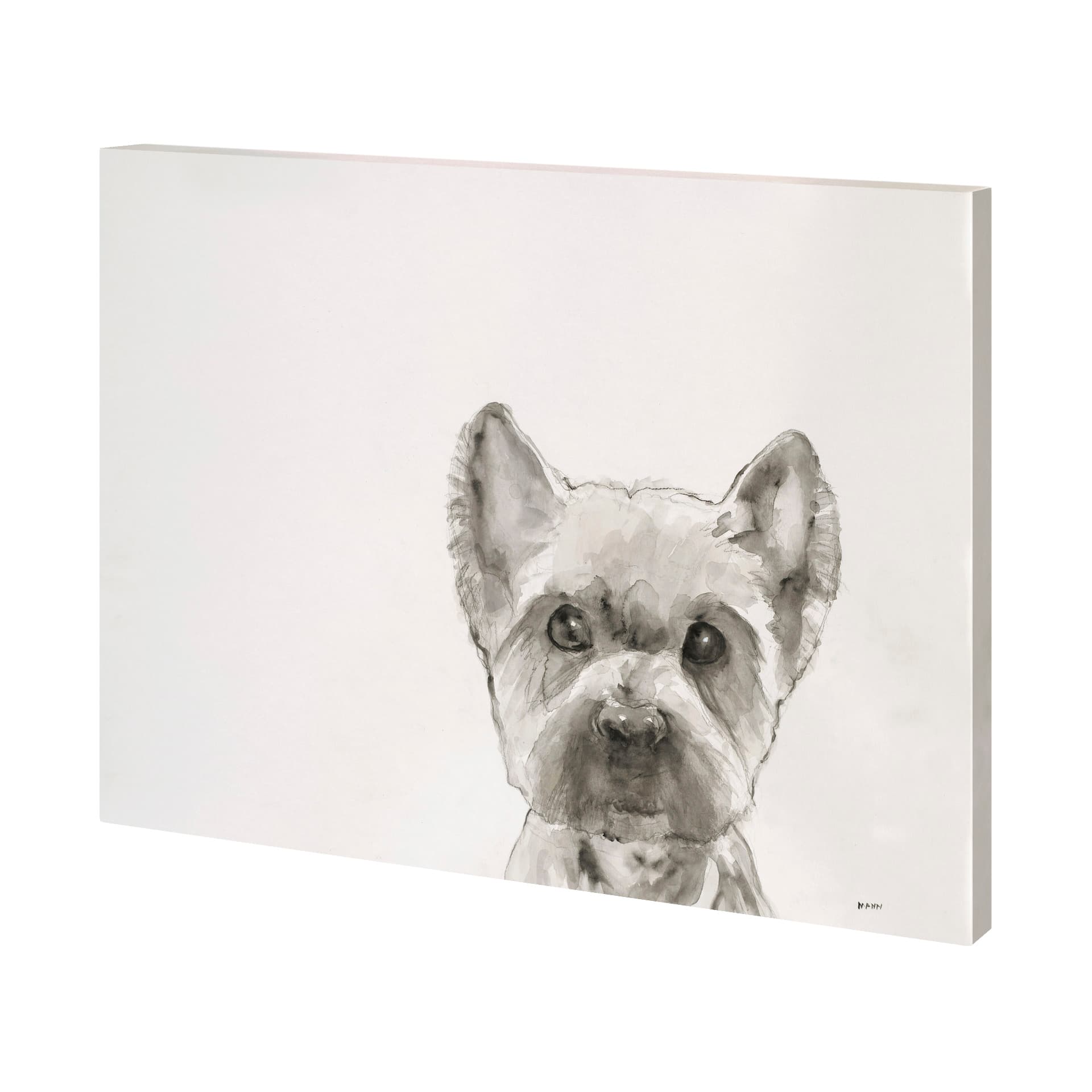 Walk Time 1 by Mercana Studio a Hand Embellished Textured Canvas — product photograph
