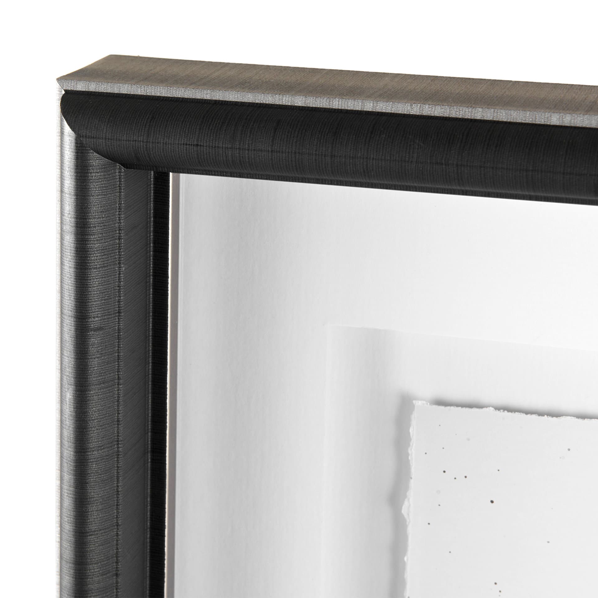 Hanging by Rebecca Cozart a Hand Embellished Textured Framed Art Print Matted under Glass — product photograph