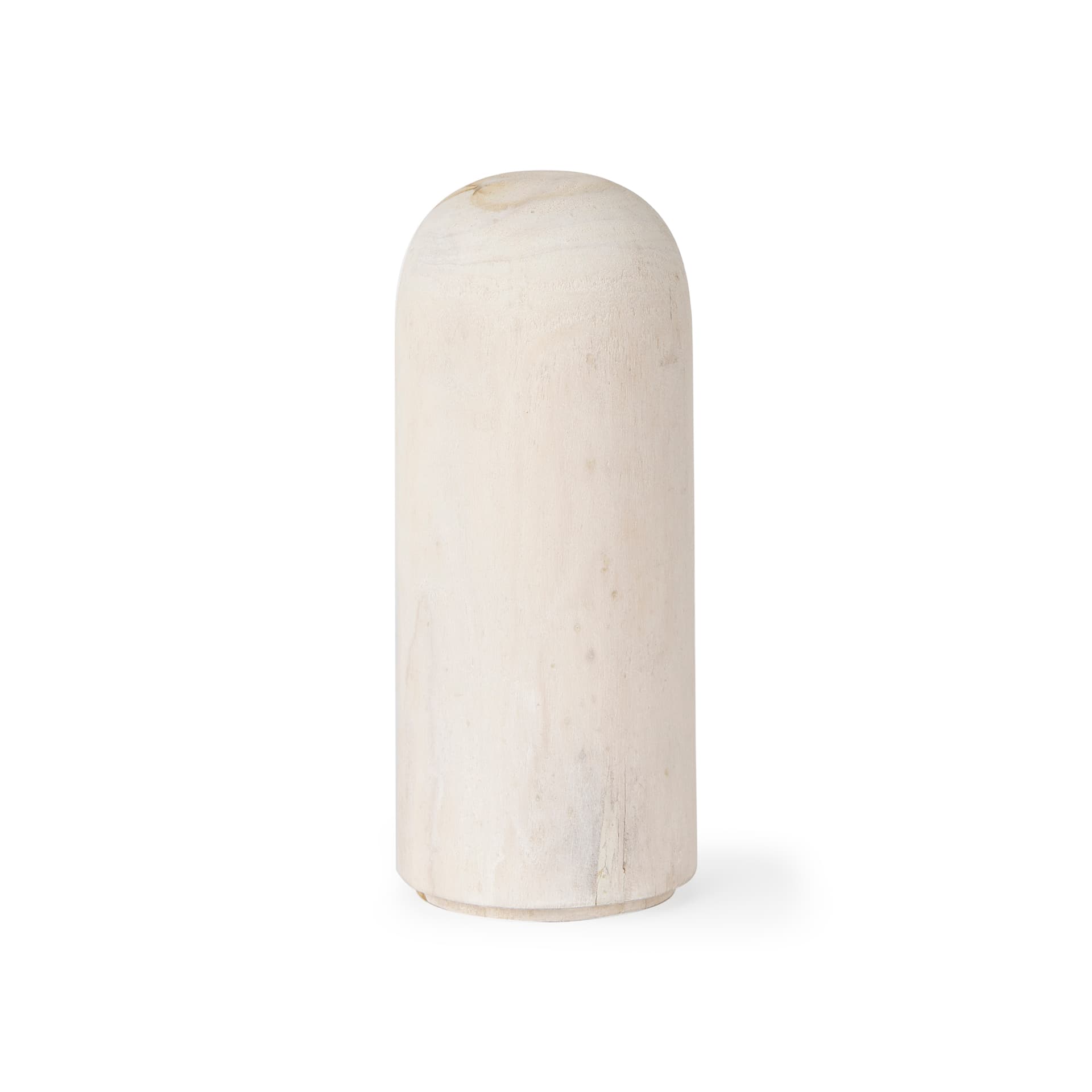Knox Medium White-Wash Wood Decorative Object — product photograph