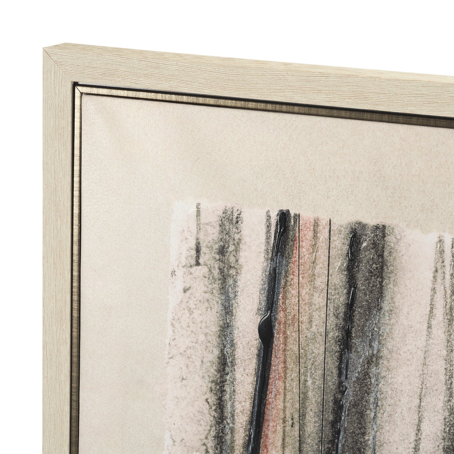 Seam I by Chad Warren a Hand Embellished Textured Framed Canvas — product photograph
