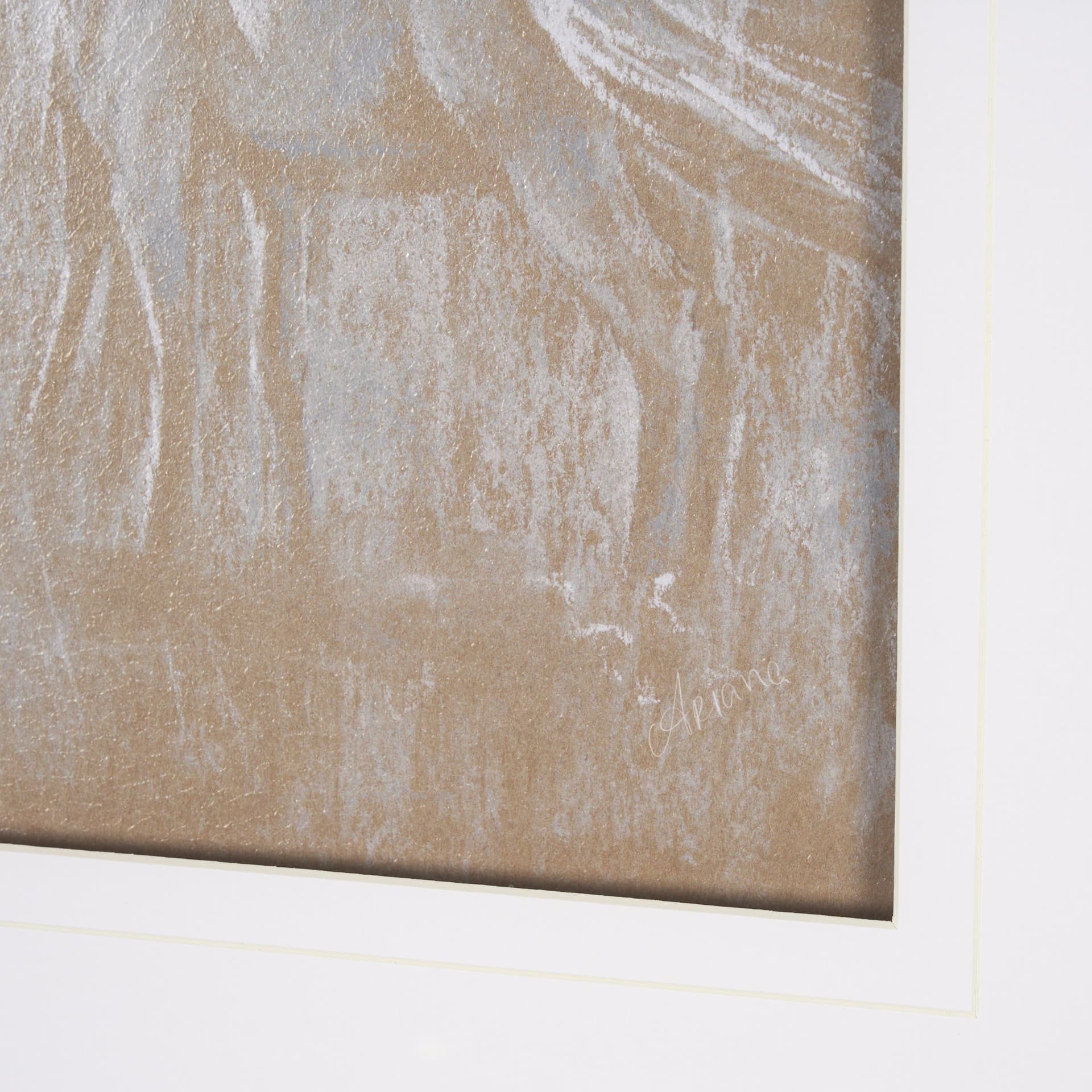 Duo I Horses by Mercana Studio a Framed Art Print Matted under Glass — product photograph