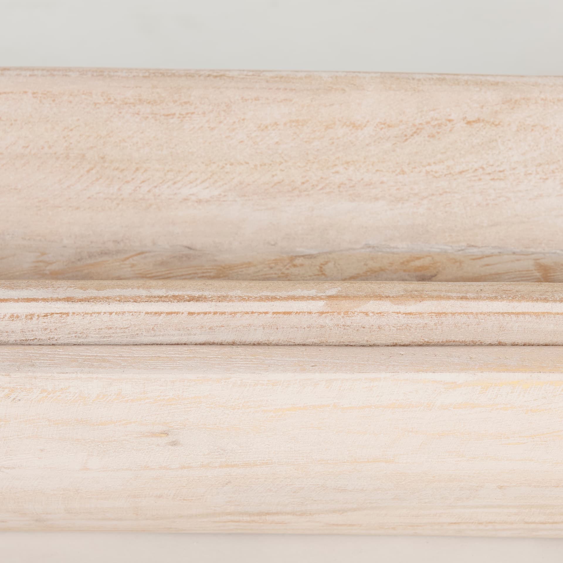 Athena Set of 2 Extra Large Light-Wash Reclaimed Wood Trays — product photograph