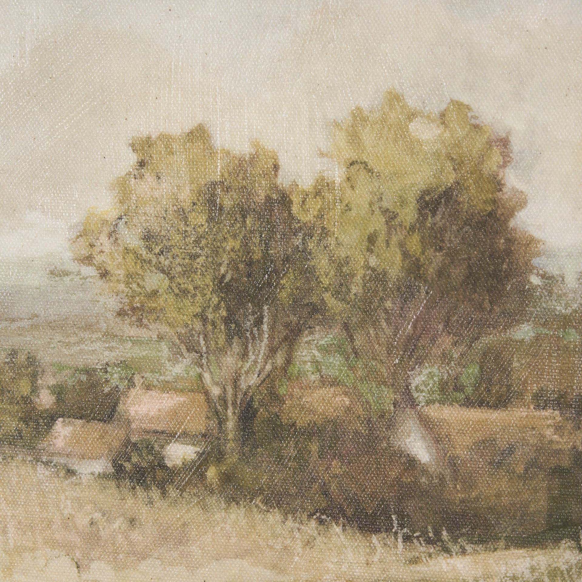 Old Style Landscape II by Mercana Studio a Hand Embellished Framed Art Print — product photograph