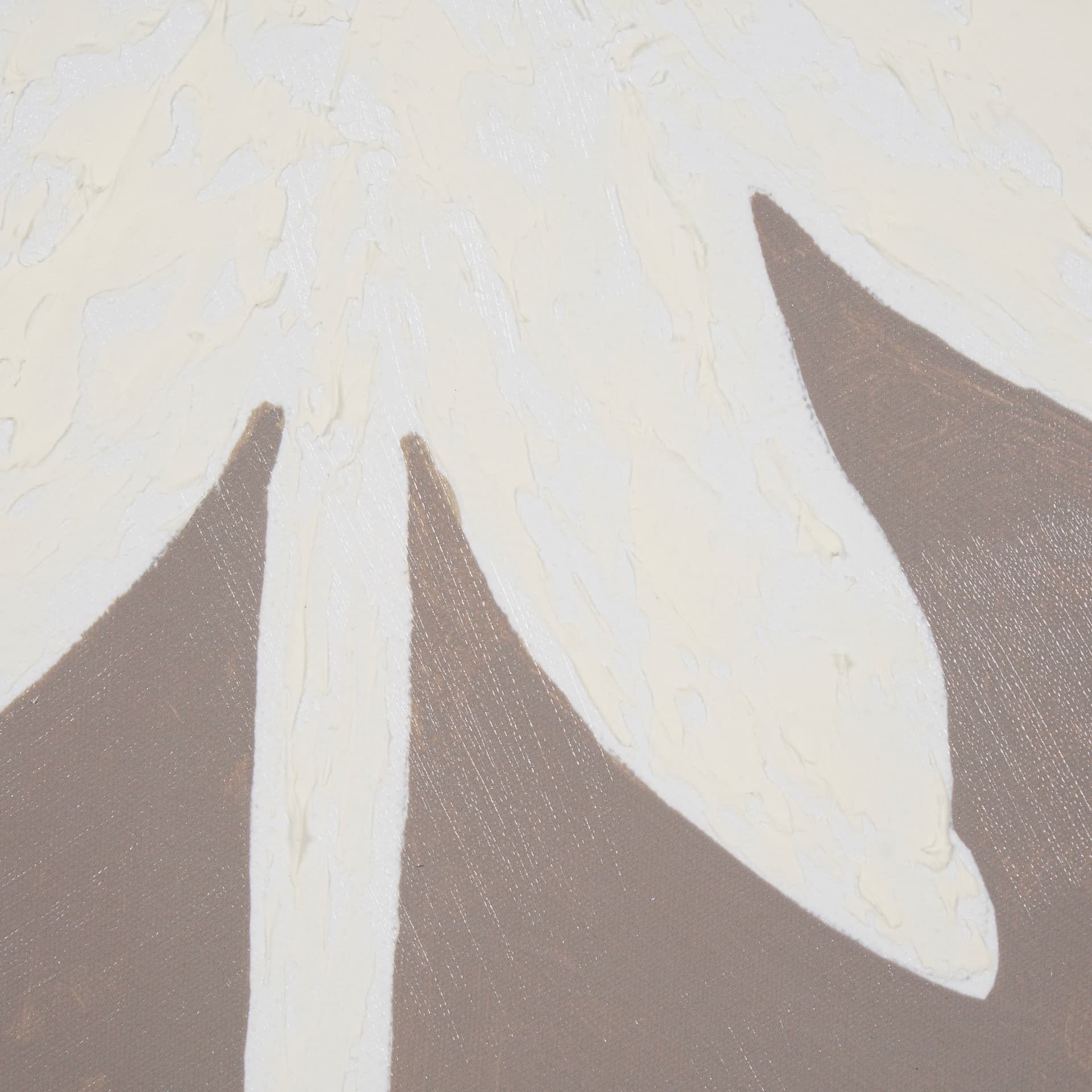 Floral Silhouettes III by Liz Jardine a Hand Embelished Textured Framed Art Print — product photograph