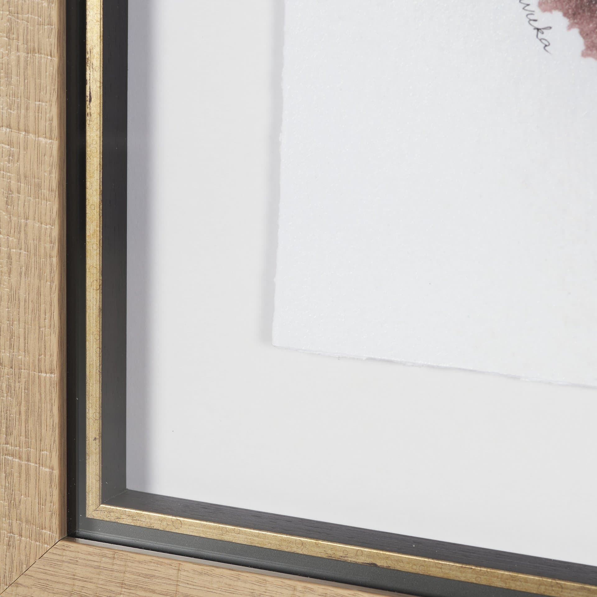 Let It Be by Ira Havuka Hand-Embellished Textured Framed Artwork Matted under Glass — product photograph