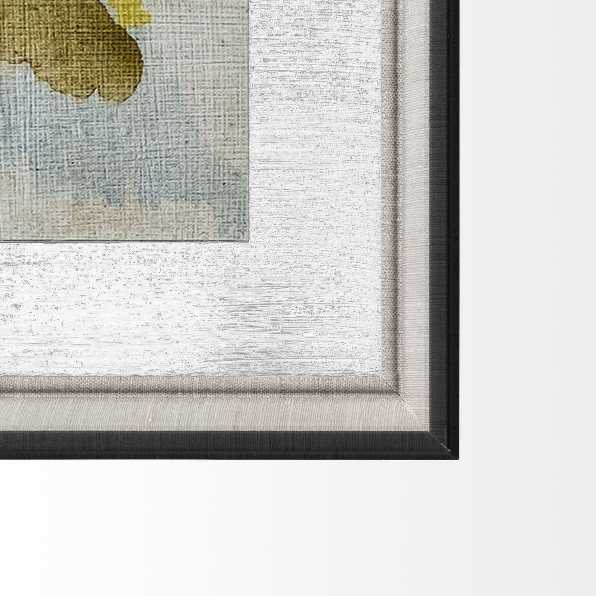 Bohemian Ikat VI by Chariklia Zarris a Hand Embellished Textured Framed Art Print Matted under Glass — product photograph