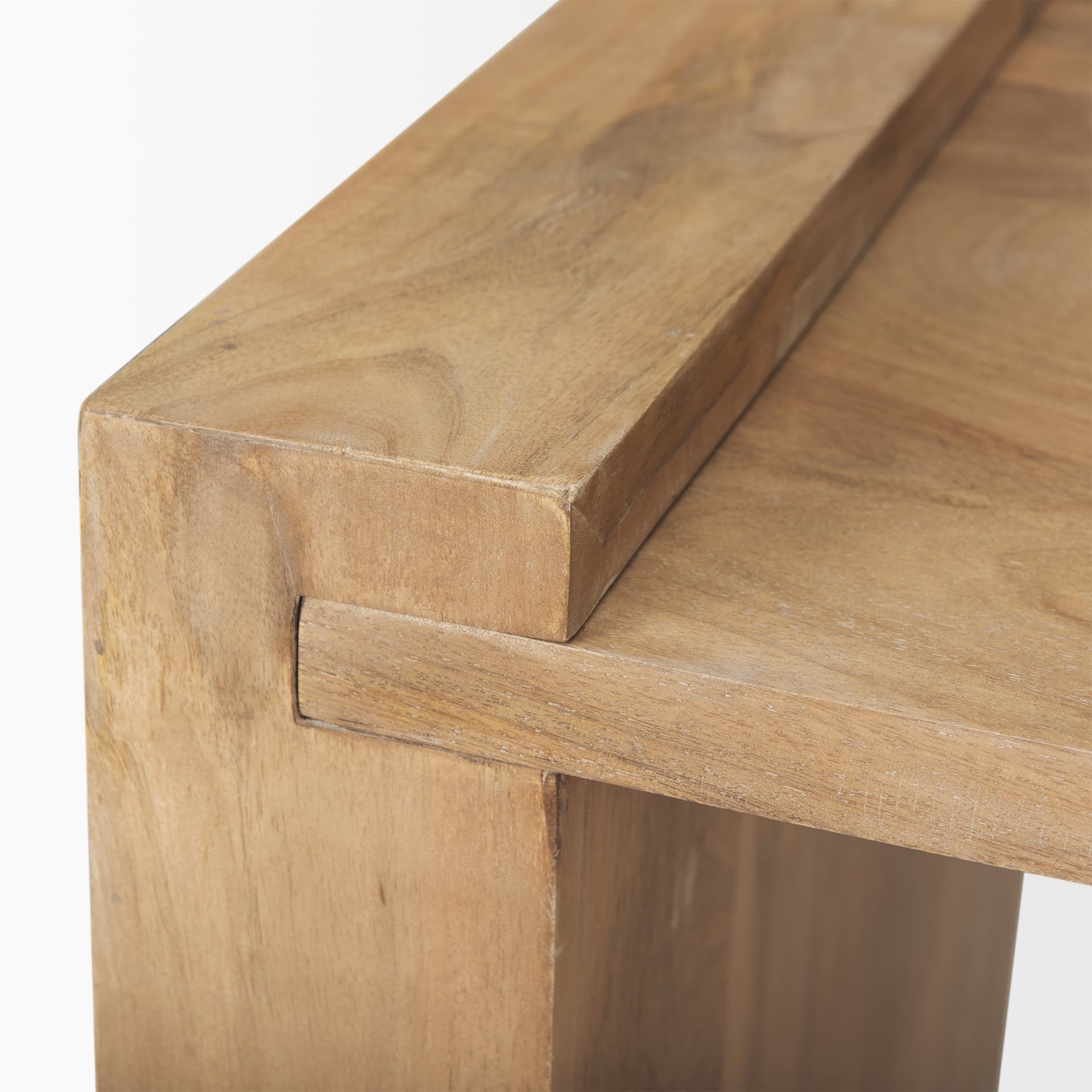 Athelia Light Wood Accent Table — product photograph
