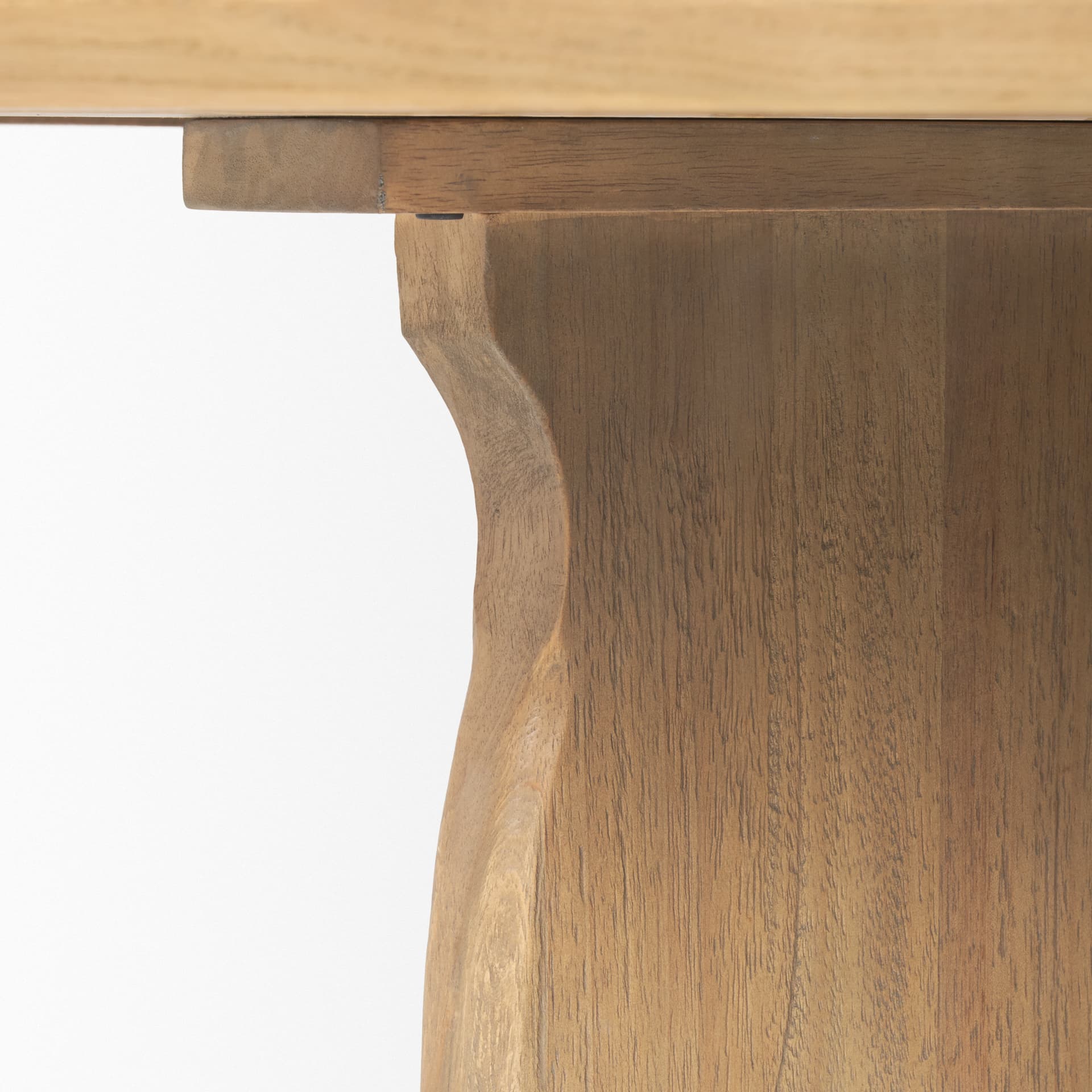 Sonomi 59" Round Dining Table | Med Brown Wood | Seats 6 — product photograph
