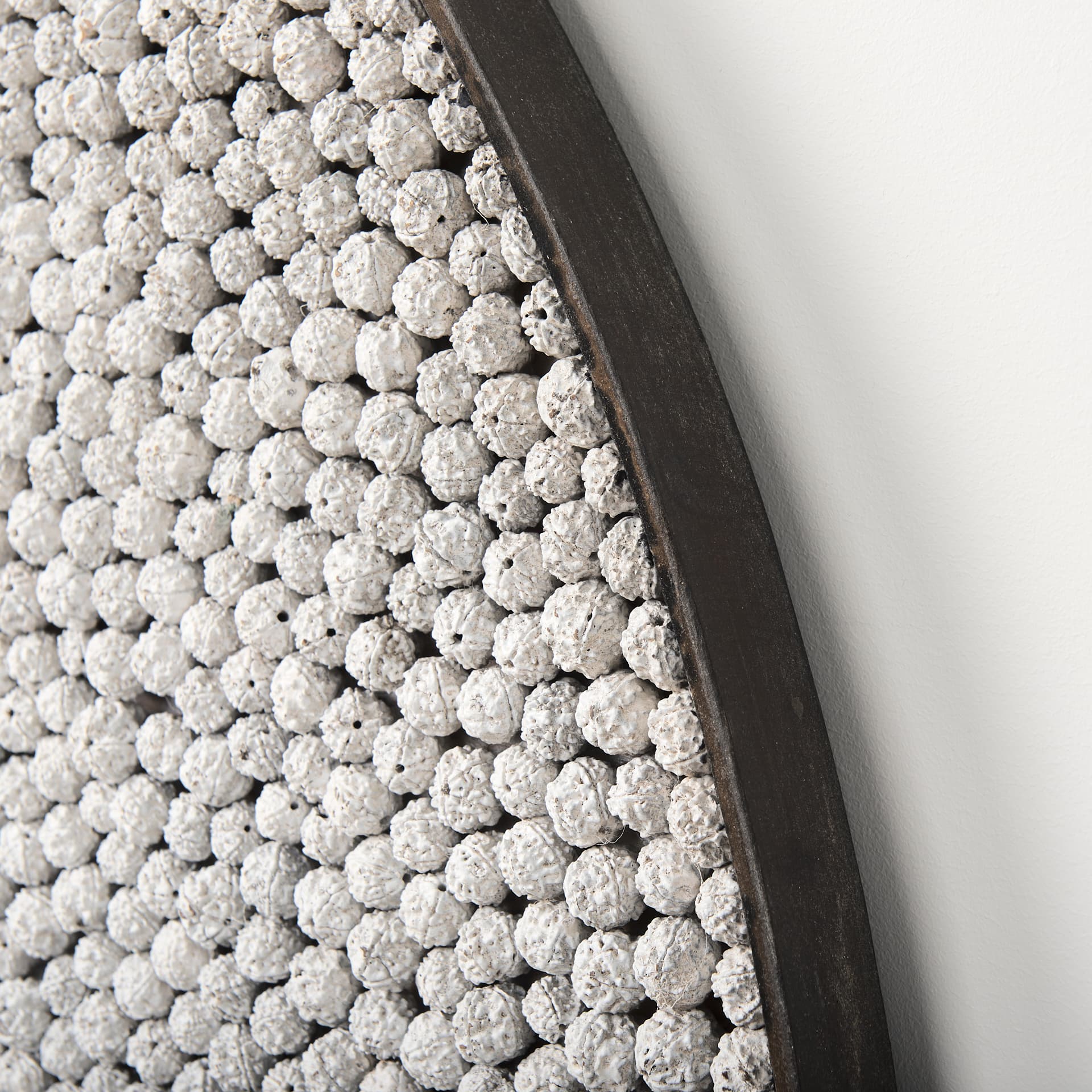 Varoona Decorative Wall Object featuring Rudraksha Stones — product photograph
