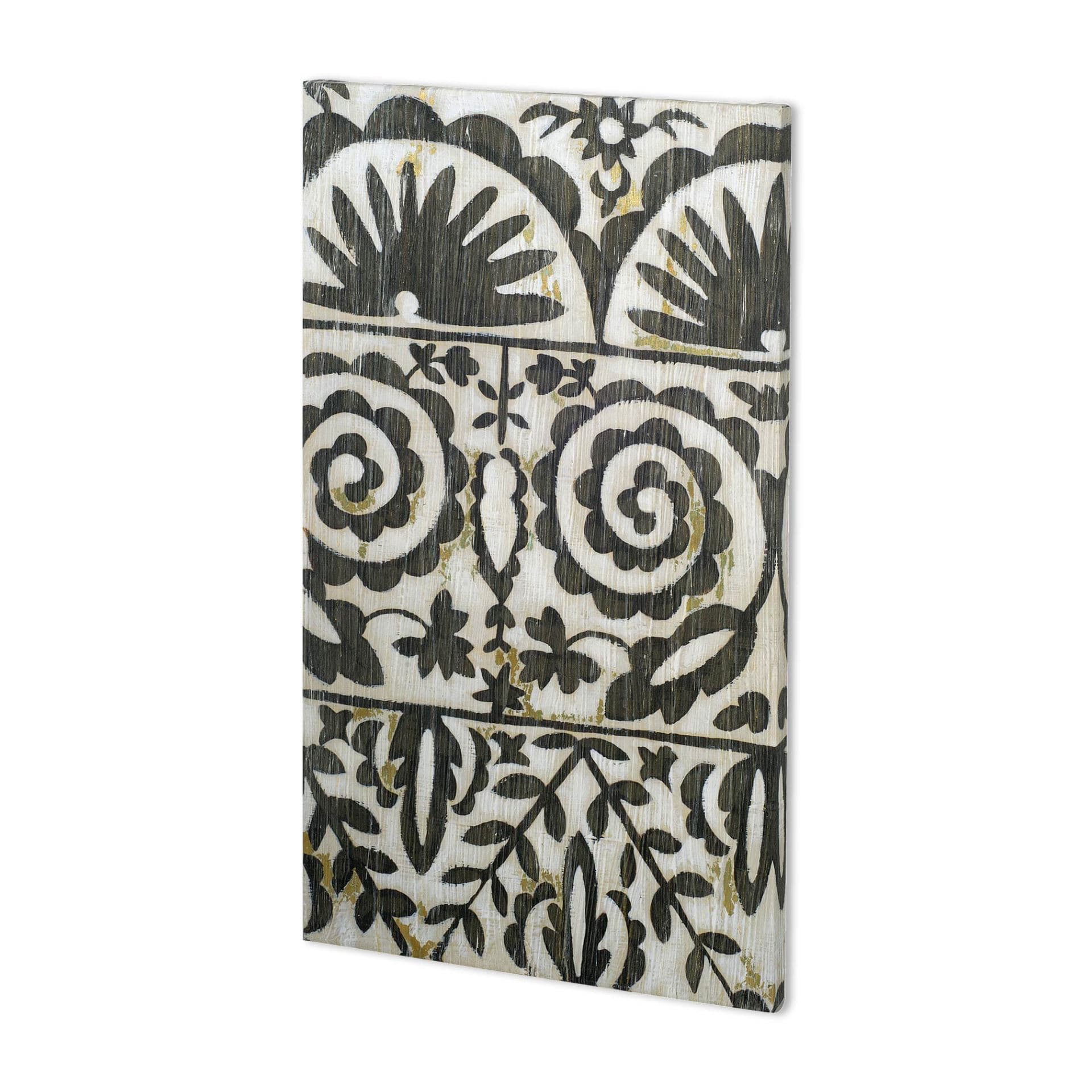 Flamenco Pattern I by Chariklia Zarris a Hand Embellished Textured Canvas — product photograph