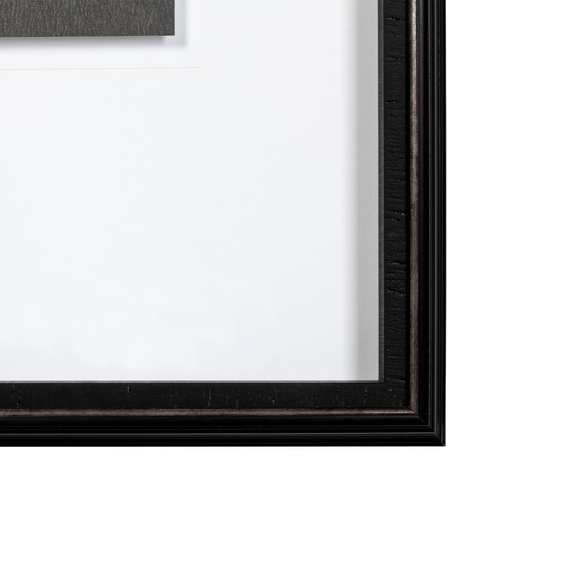 Bison I by Mercana Studio a Hand Embellished Textured Framed Art Print Matted under Glass — product photograph