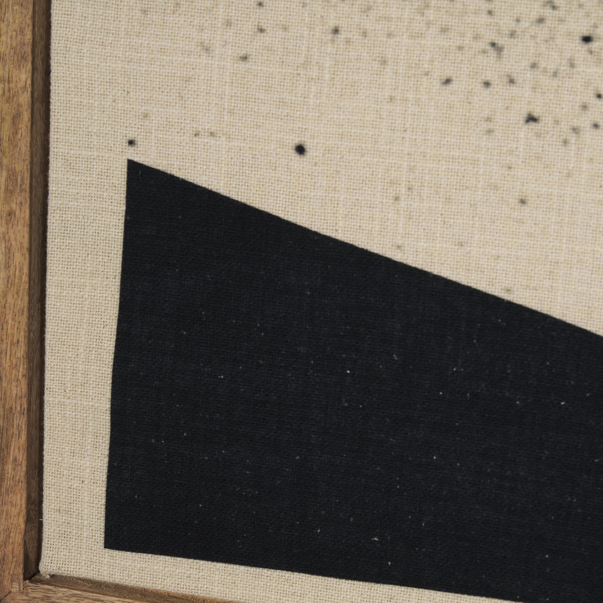 Revelin Small Fabric Collage Framed Linen Wall Art — product photograph