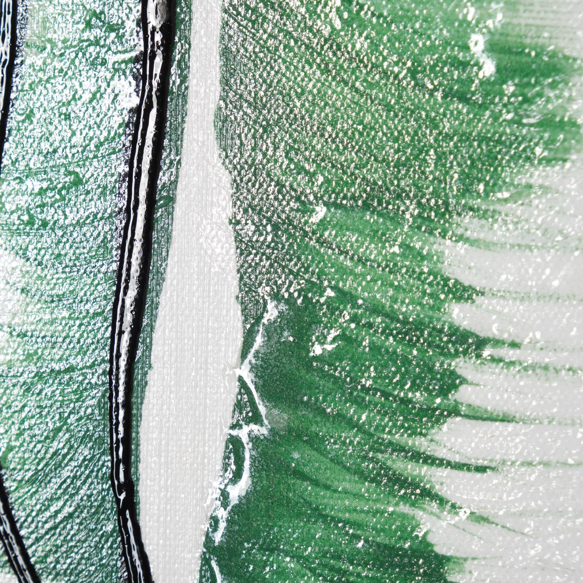 Cactus I by Mercana Studio a Hand Embellished Textured Framed Art Print Matted under Glass — product photograph