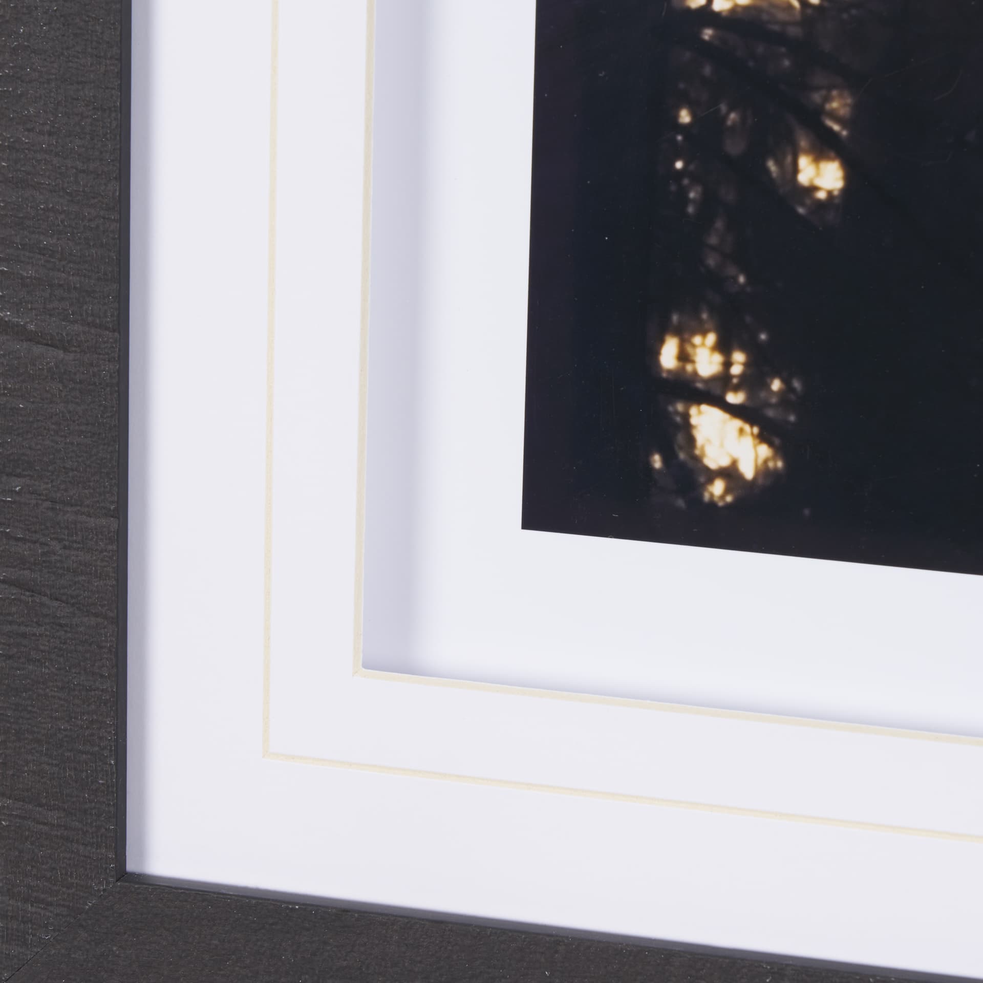 Woodland Glow by Andreas Stridsberg a Hand Embelished Textured Framed Art Photo Matted under Glass — product photograph
