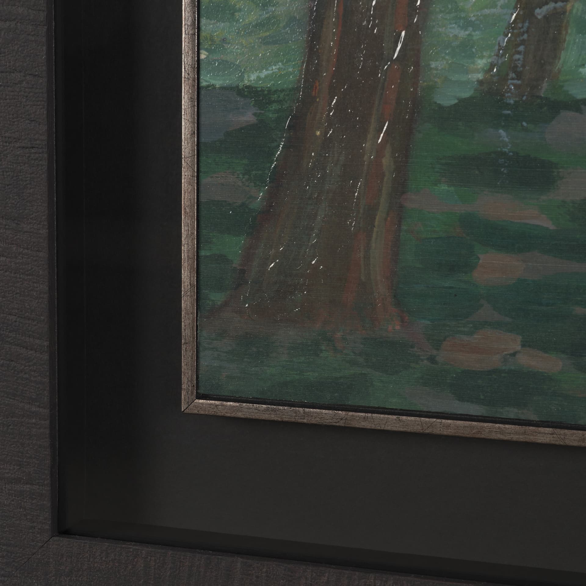 Majestic Garden II by Mercana Studio a Hand Embellished Framed Art Print under Glass — product photograph