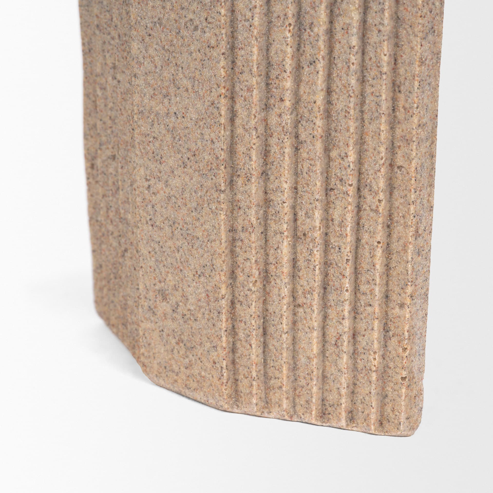Kael Resin Textured Concrete Gray Decorative Object — product photograph
