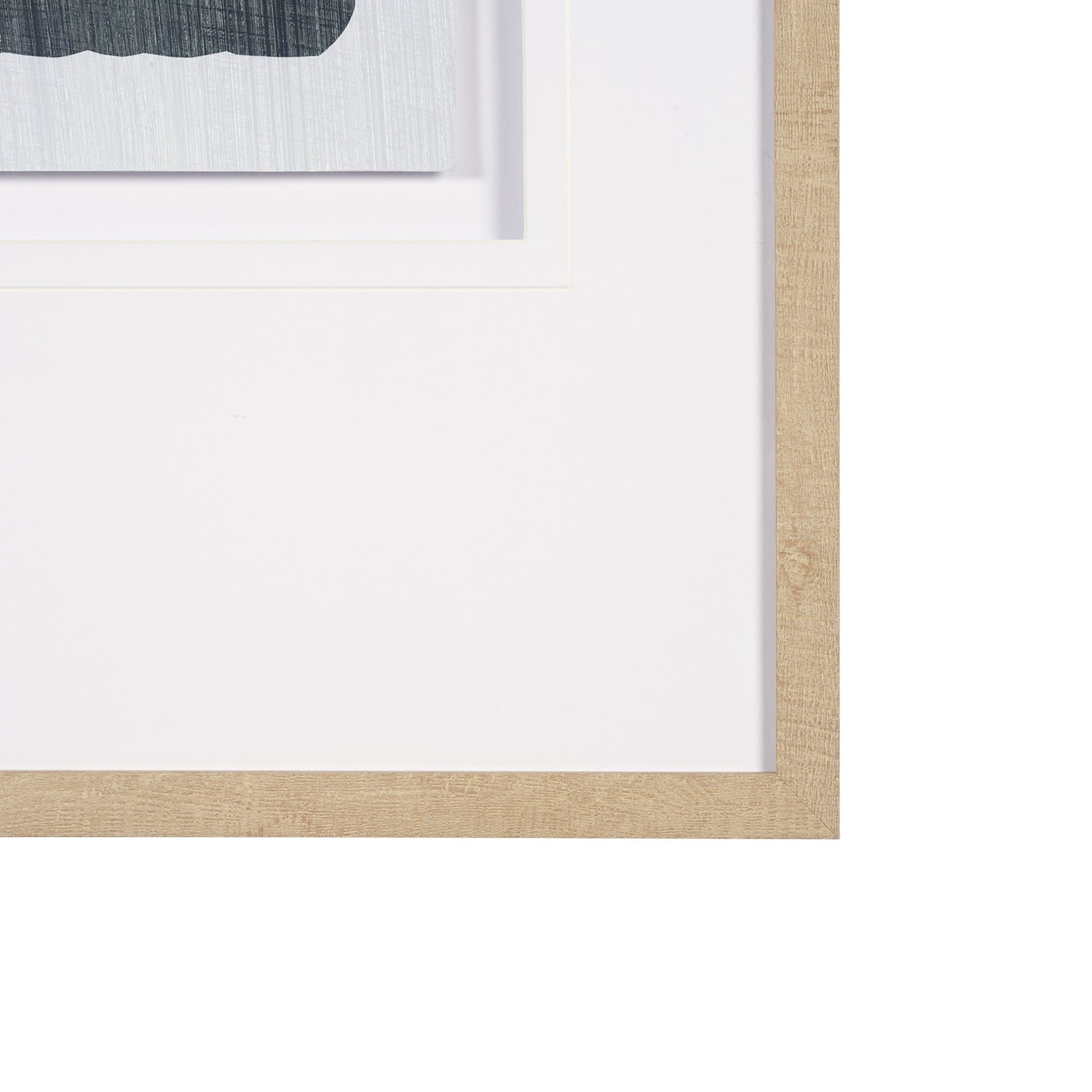 Deep Golden Brown I by Cartissi Textured Framed Artwork Matted under Glass — product photograph
