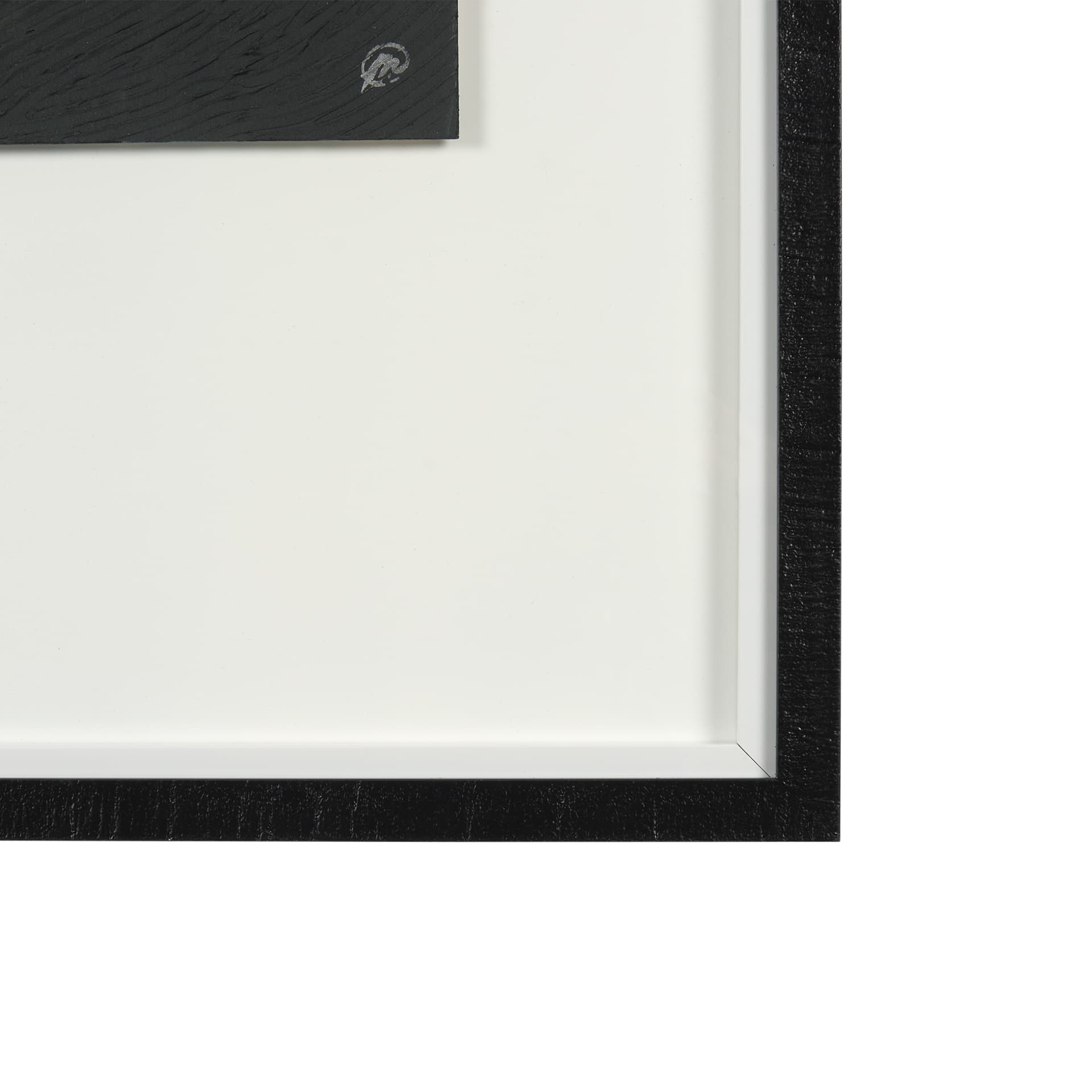 Slate II by Studio M a handmade Original Framed Artwork under Glass — product photograph